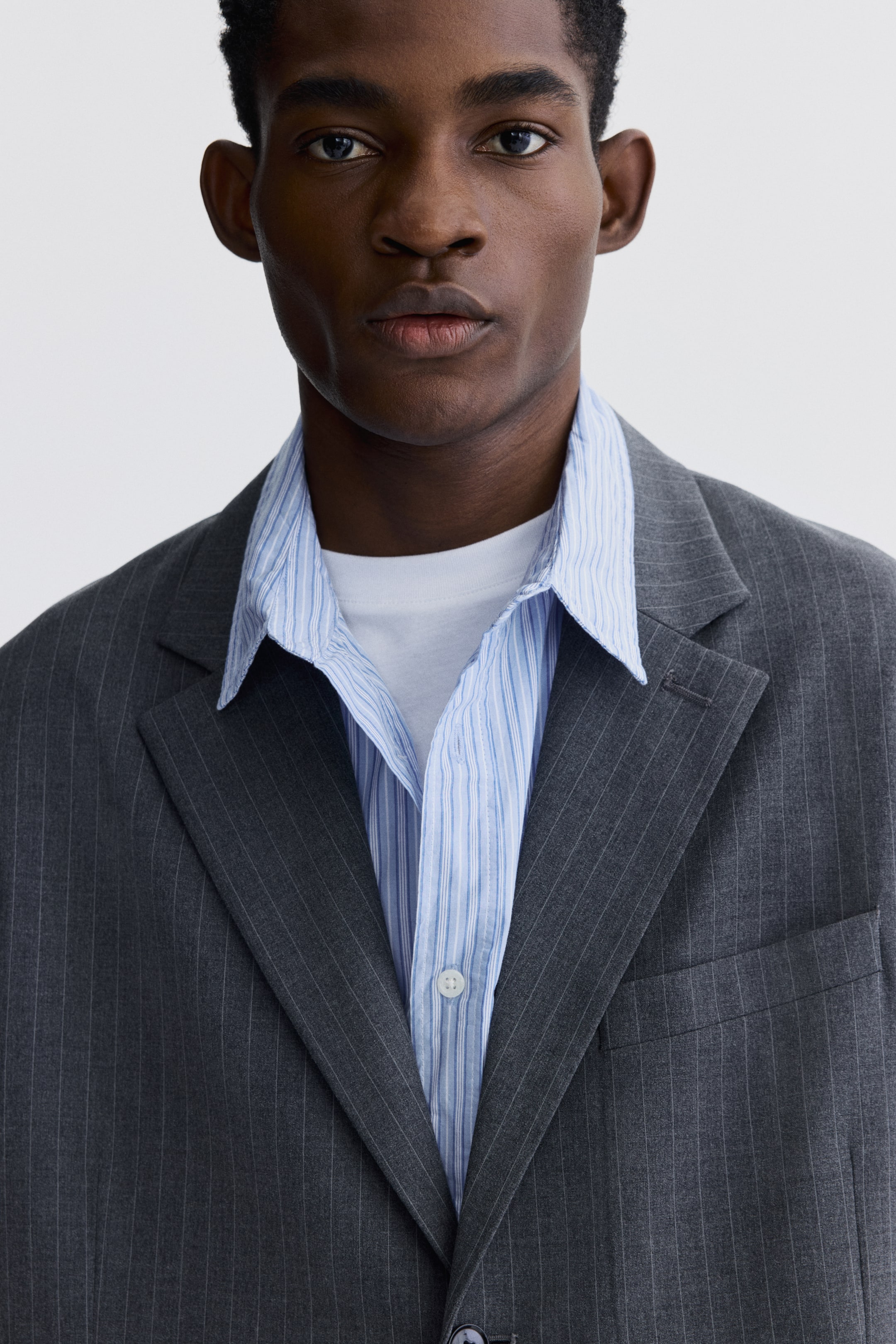 Мужские куртки H&M Oversized Single-Breasted Jacket — фото 4