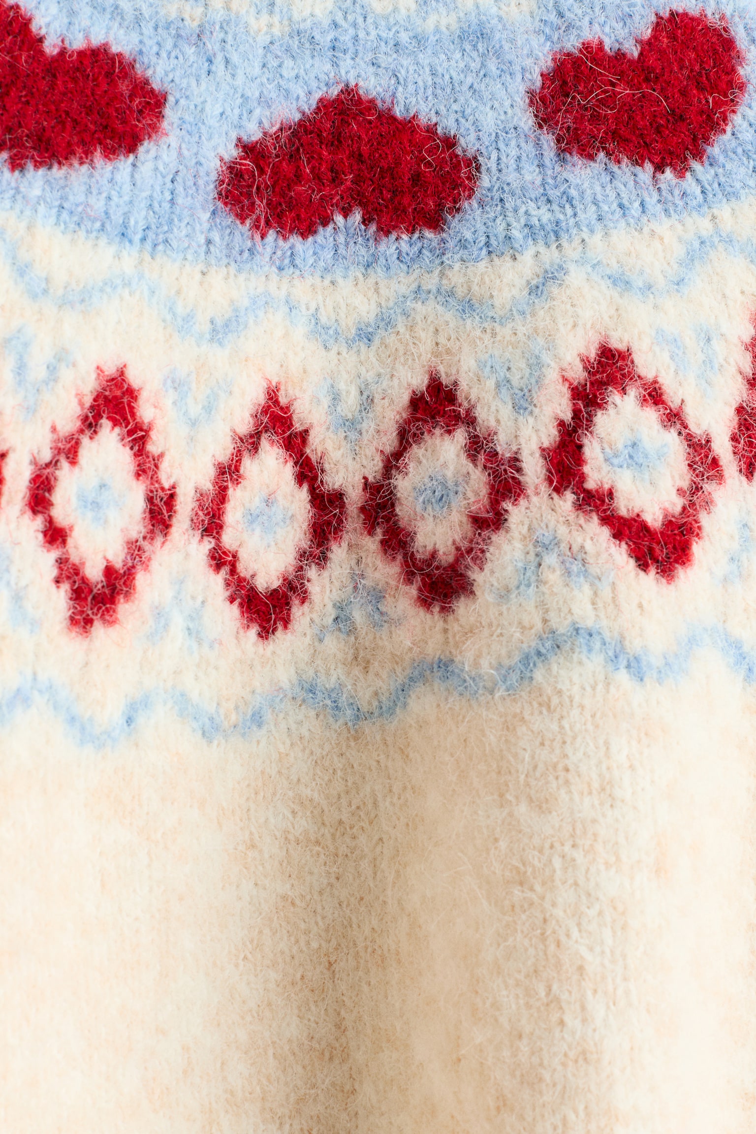Детский свитер H&M Jacquard-Knit, цвет: Светлый бежевый — фото 6