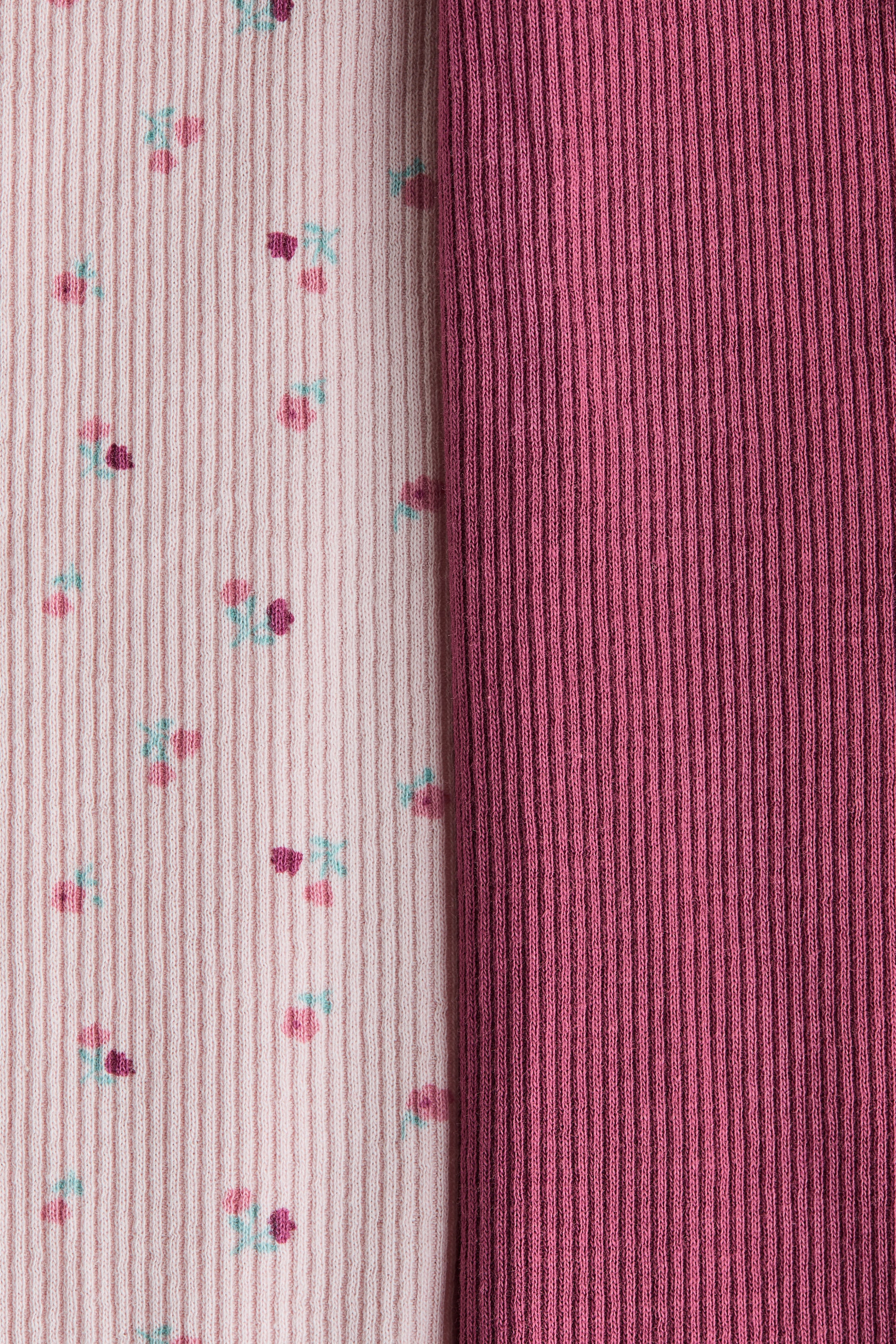 2-Pack Ribbed Cotton Leggings