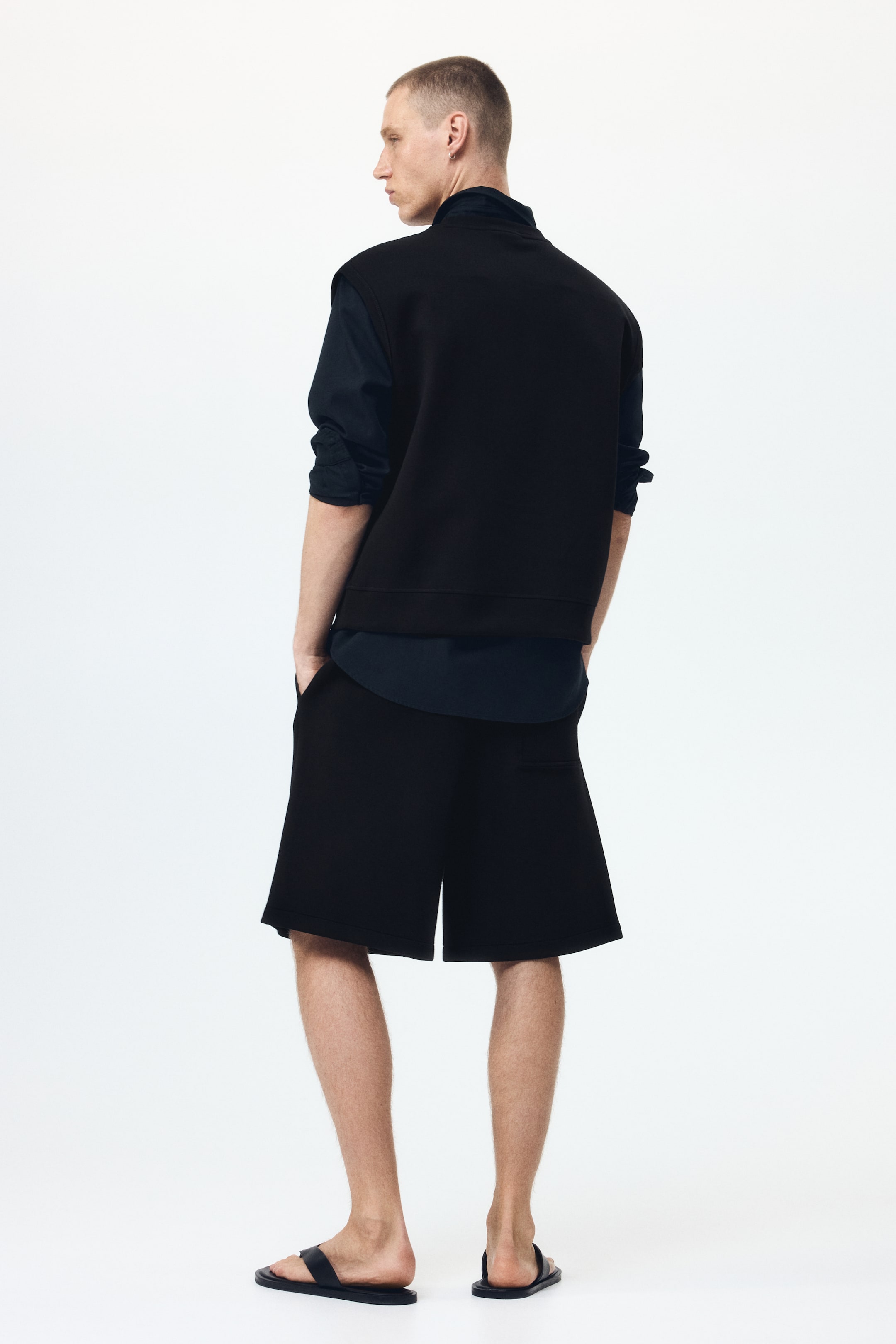Relaxed-Fit Scuba Shorts