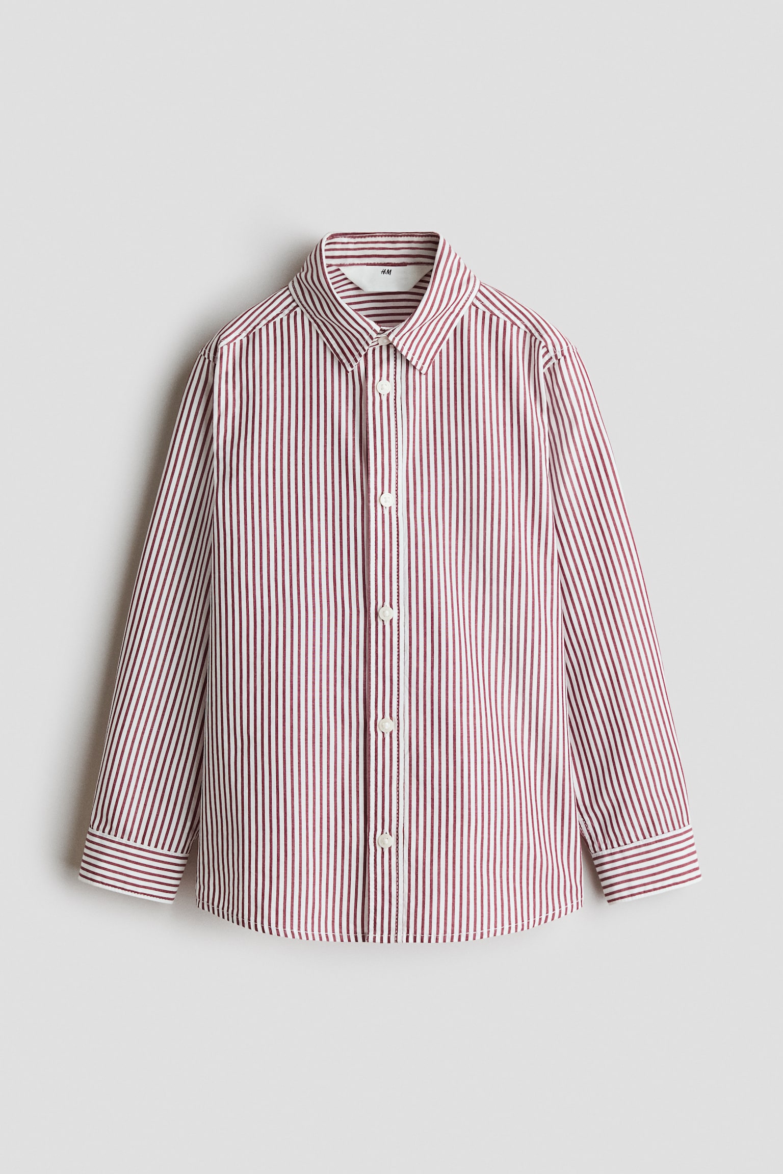 Cotton Shirt - White/dark red striped/Blue/white striped/Light blue/White/White/beige striped/Turquoise/striped