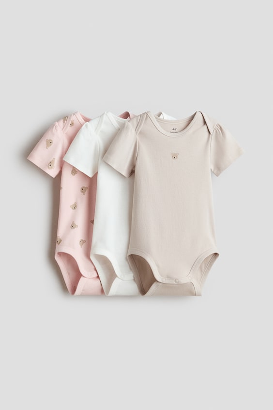 Боди Shoulders для детей, 3 шт. — H&M