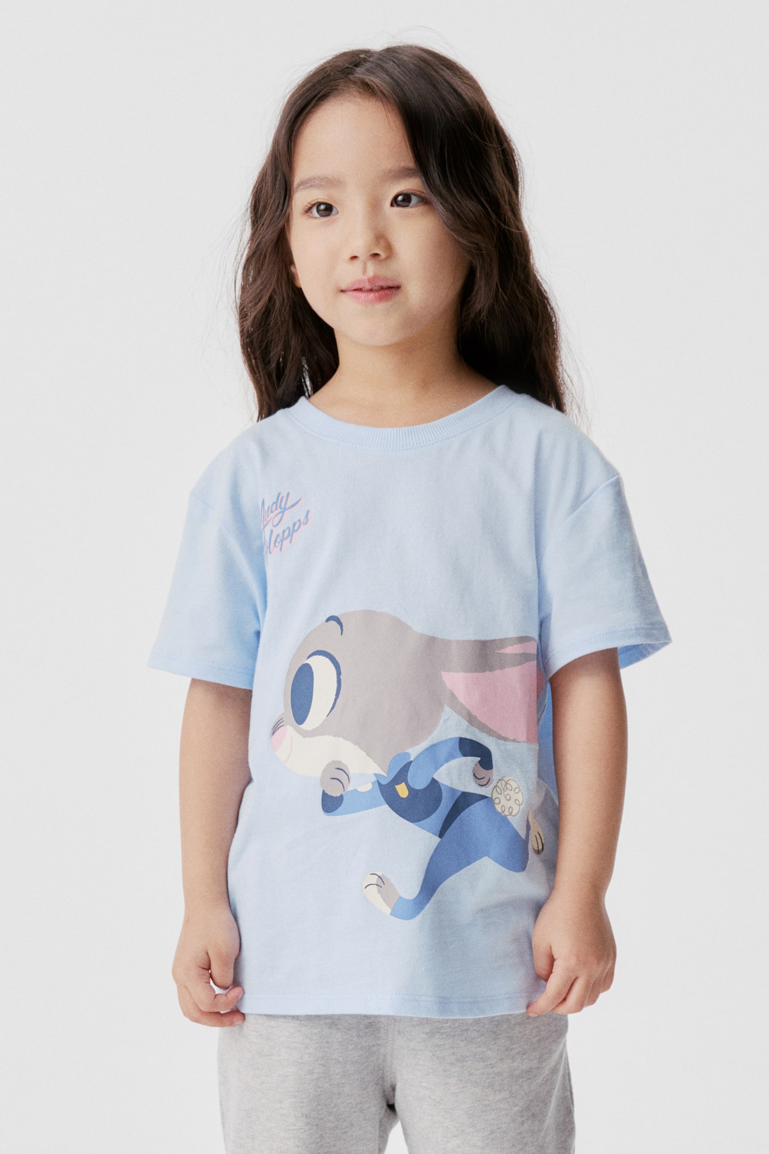 Áo thun cotton in hoạ tiết - Xanh dương/Phi vụ động trời/Màu hồng nhạt/Phi vụ động trời/Màu trắng/Phi vụ động trời - 3