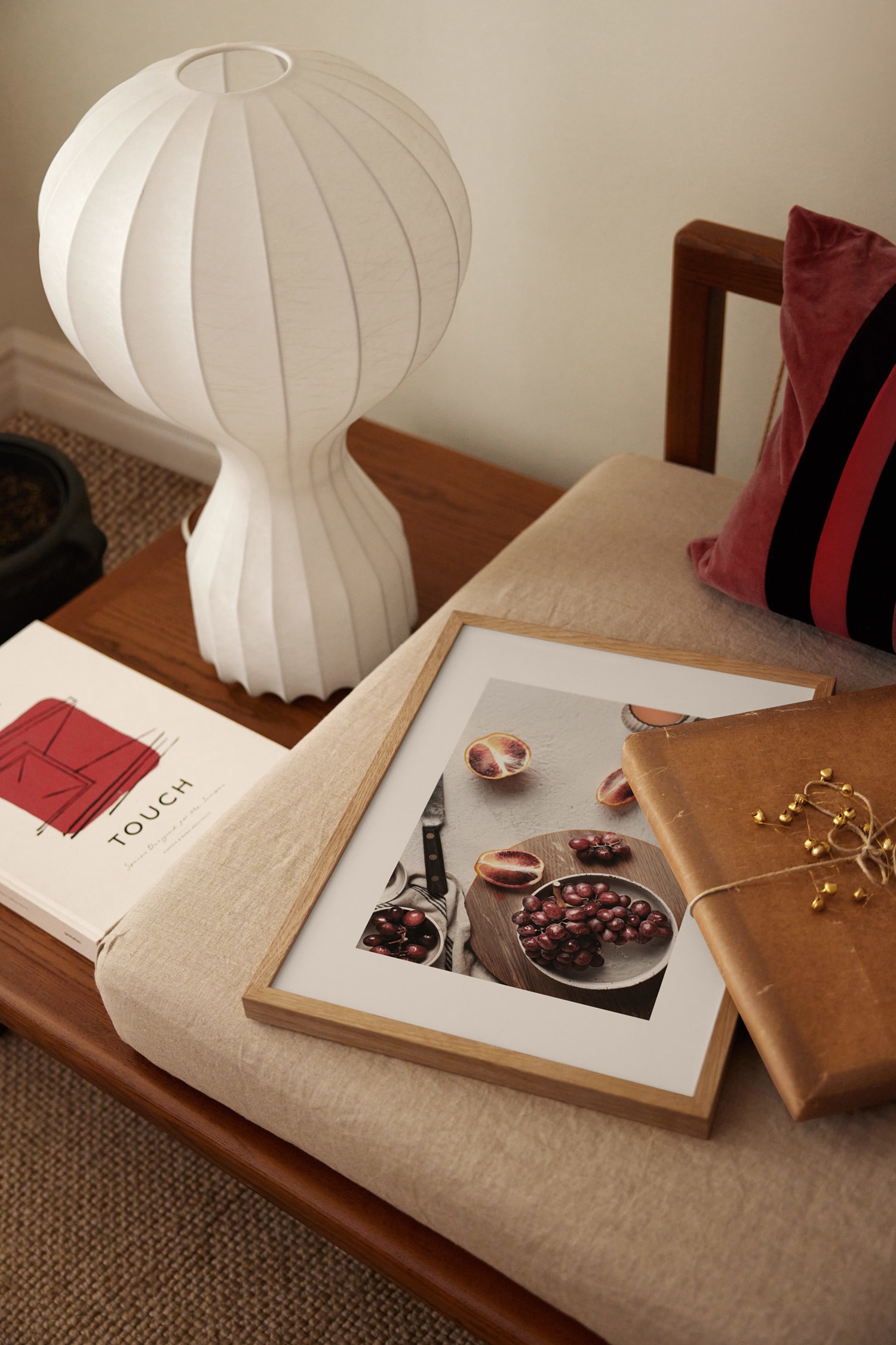 Julposter - Red Fruits On A Table/Christmas Celebration/Merry Kissmas/Eat Drink Sleep Repeat