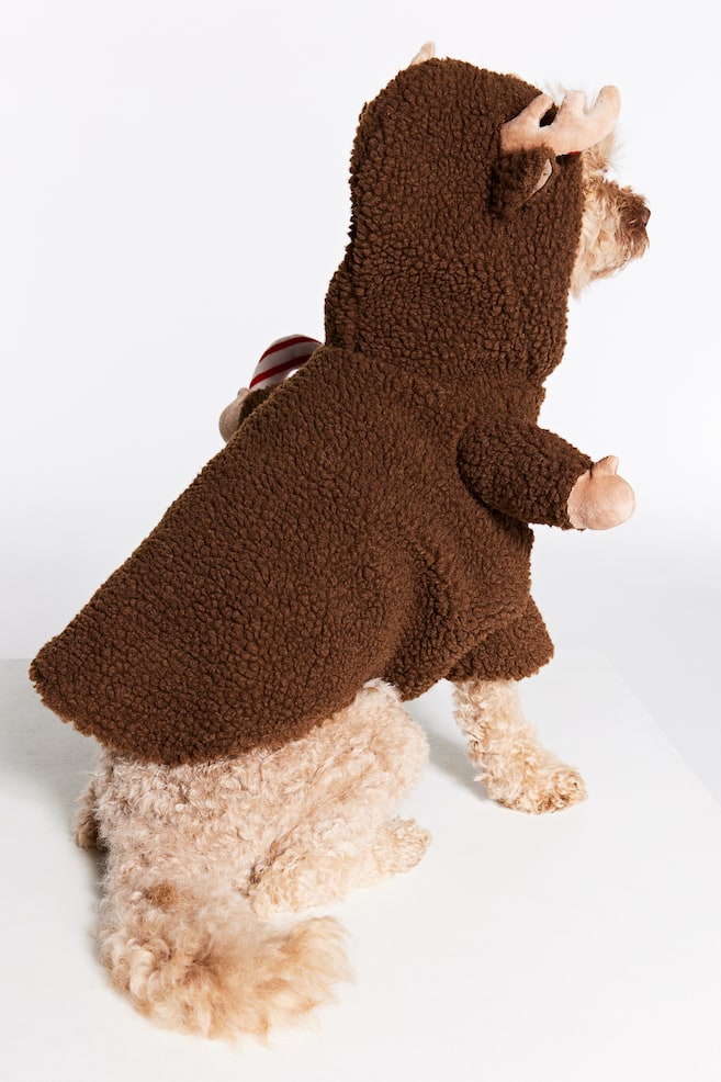 Costume da renna per cani - Marrone - 5
