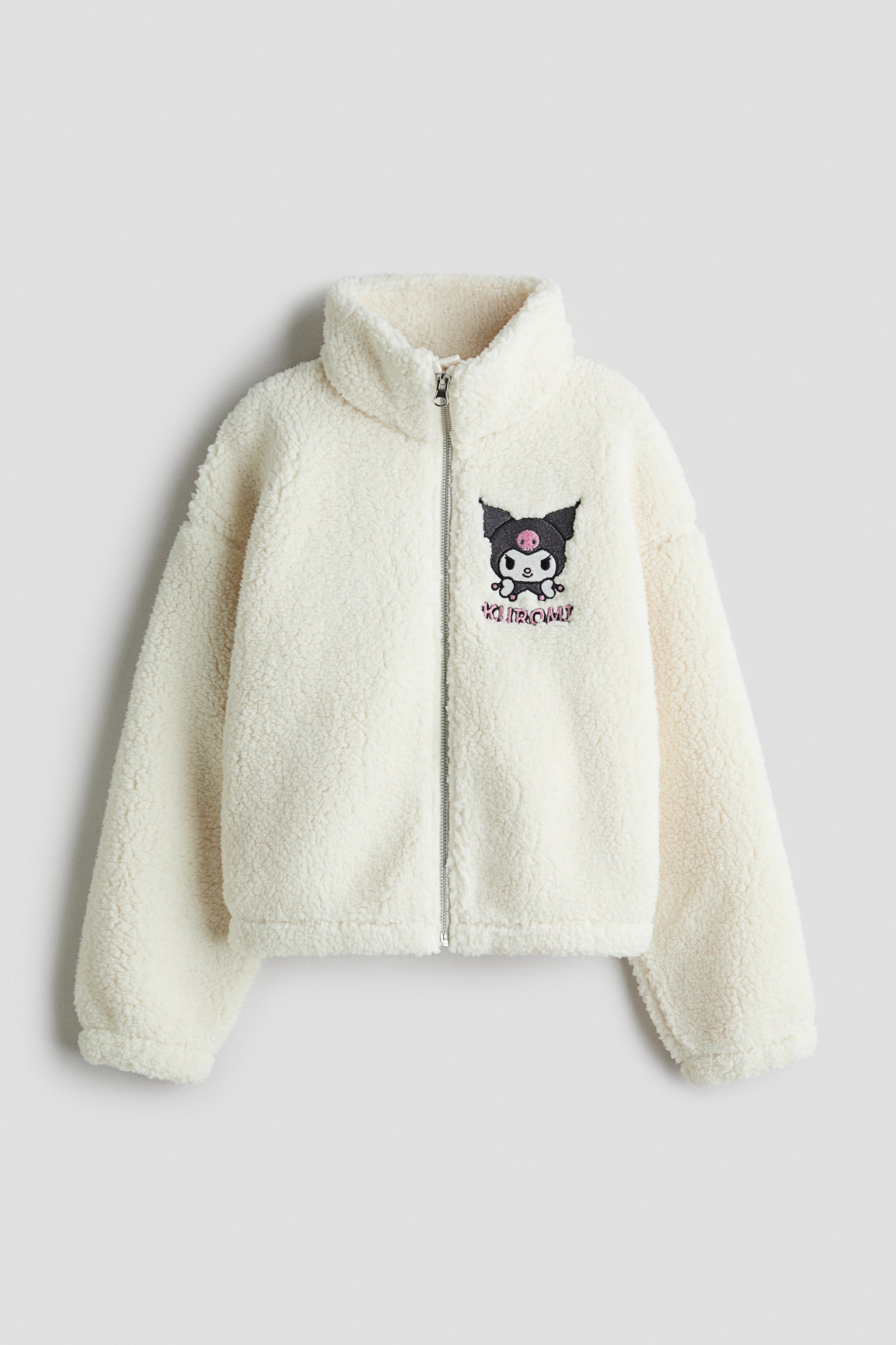 Chamarra en tejido peluche con diseño - Blanco/Kuromi/Crema/Hello Kitty/Verde/SmileyWorld®