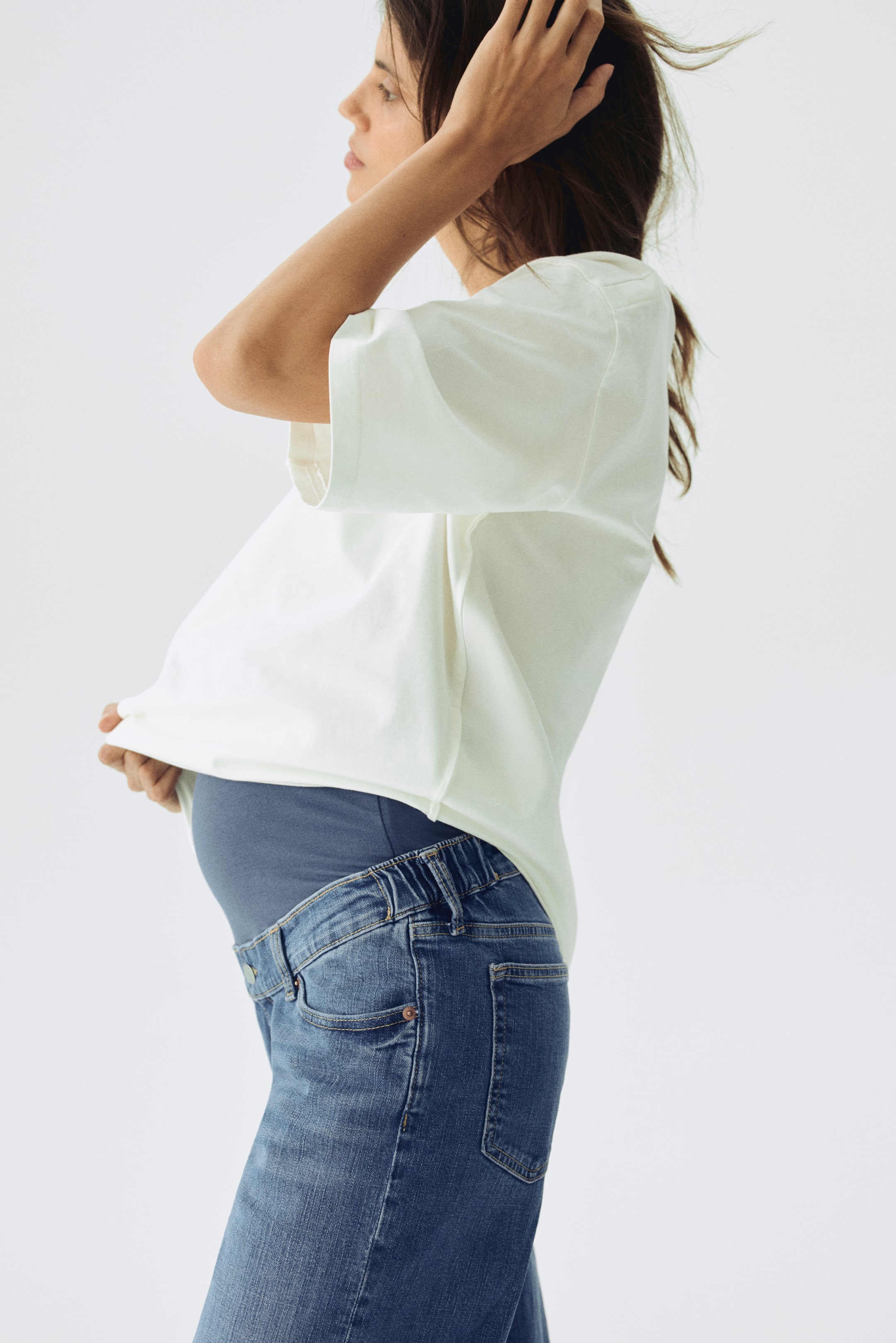 Преглед на по-голямо изображение: MAMA Широки jeans - Син деним - ЖЕНИ | H&M BG 2