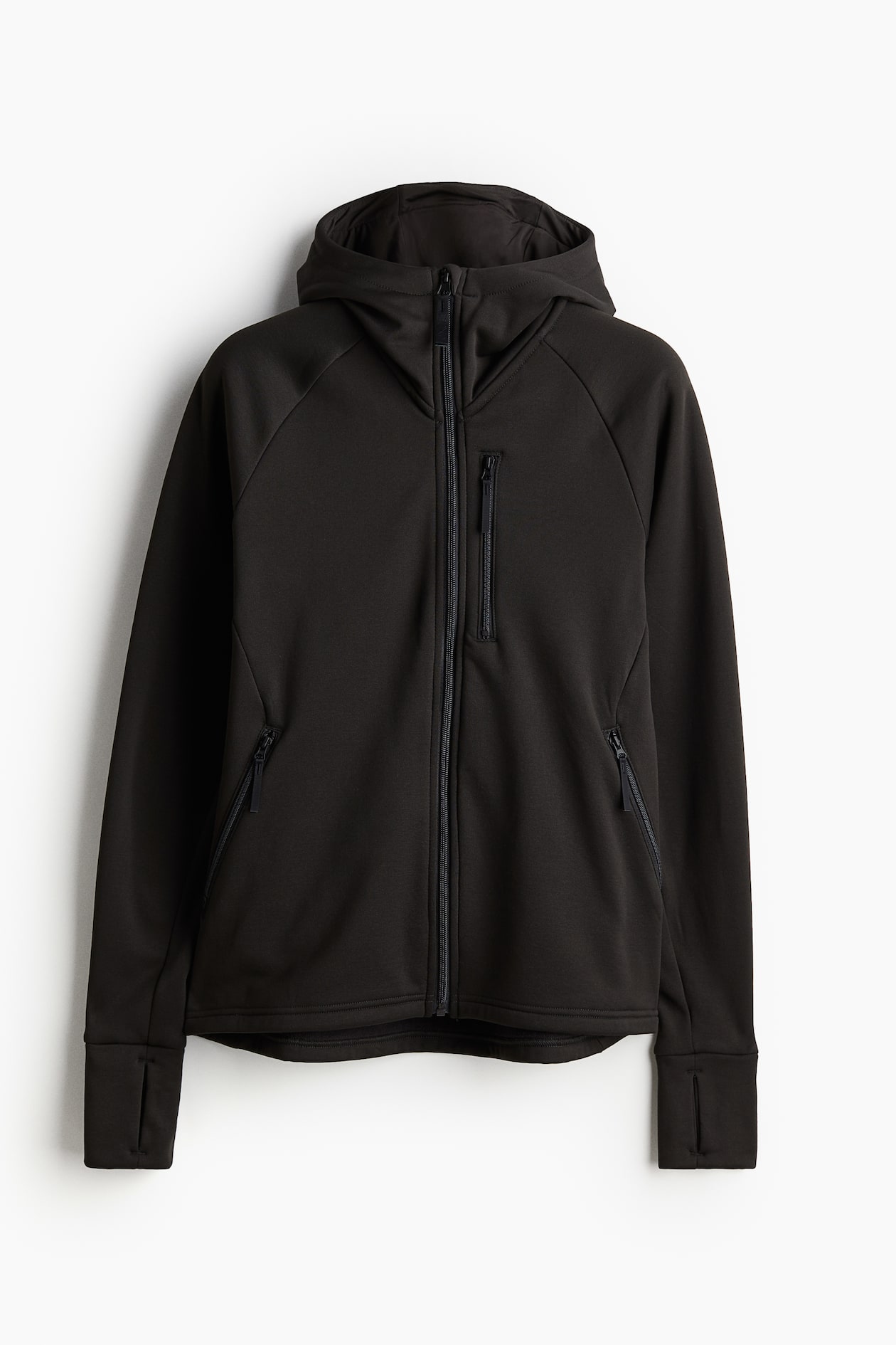 Midlayer-Jacke - Langarm - Normale Länge - Schwarz - Ladies | H&M DE