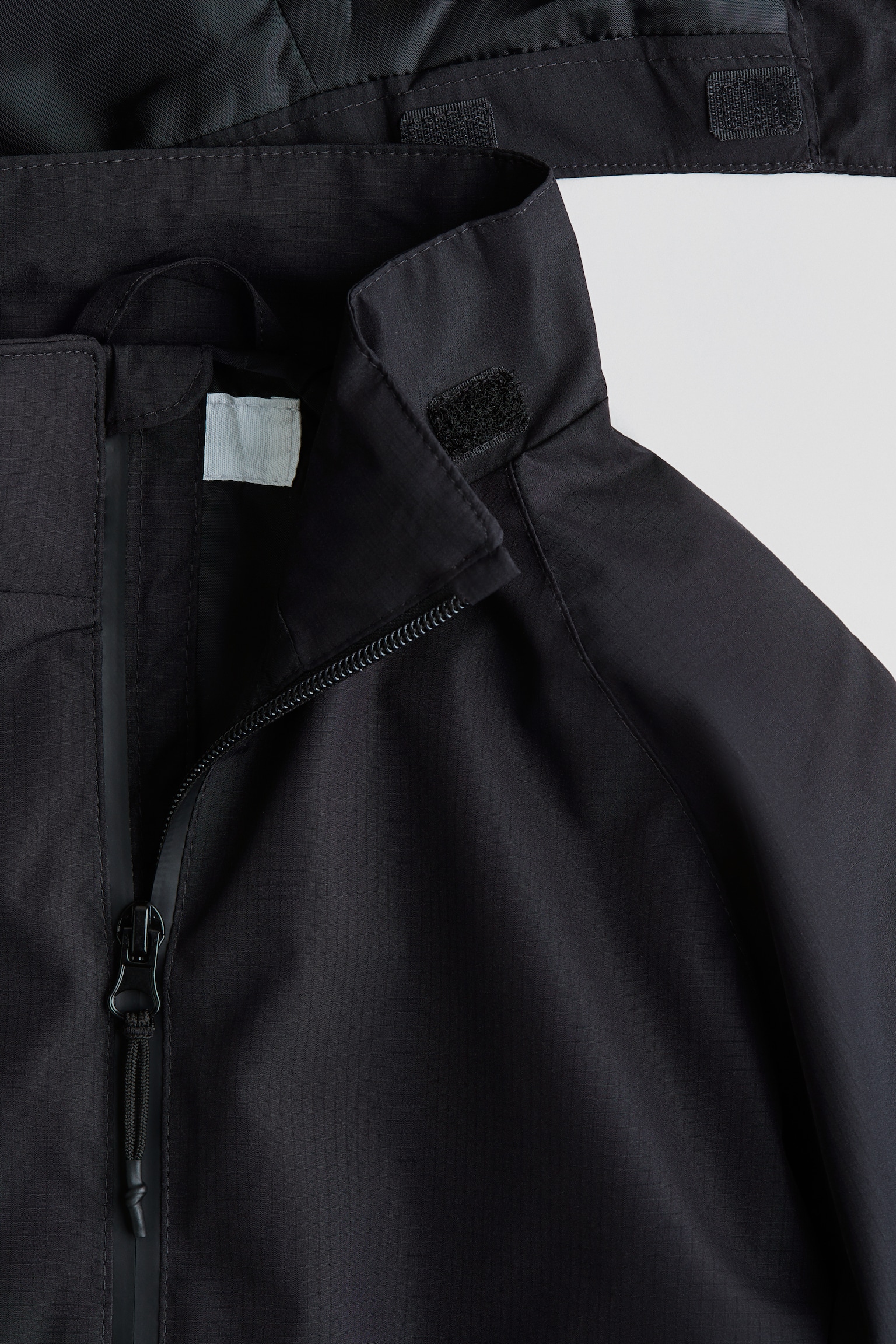 Детская куртка H&M Water-repellent Windbreaker, цвет: Чёрный — фото 4