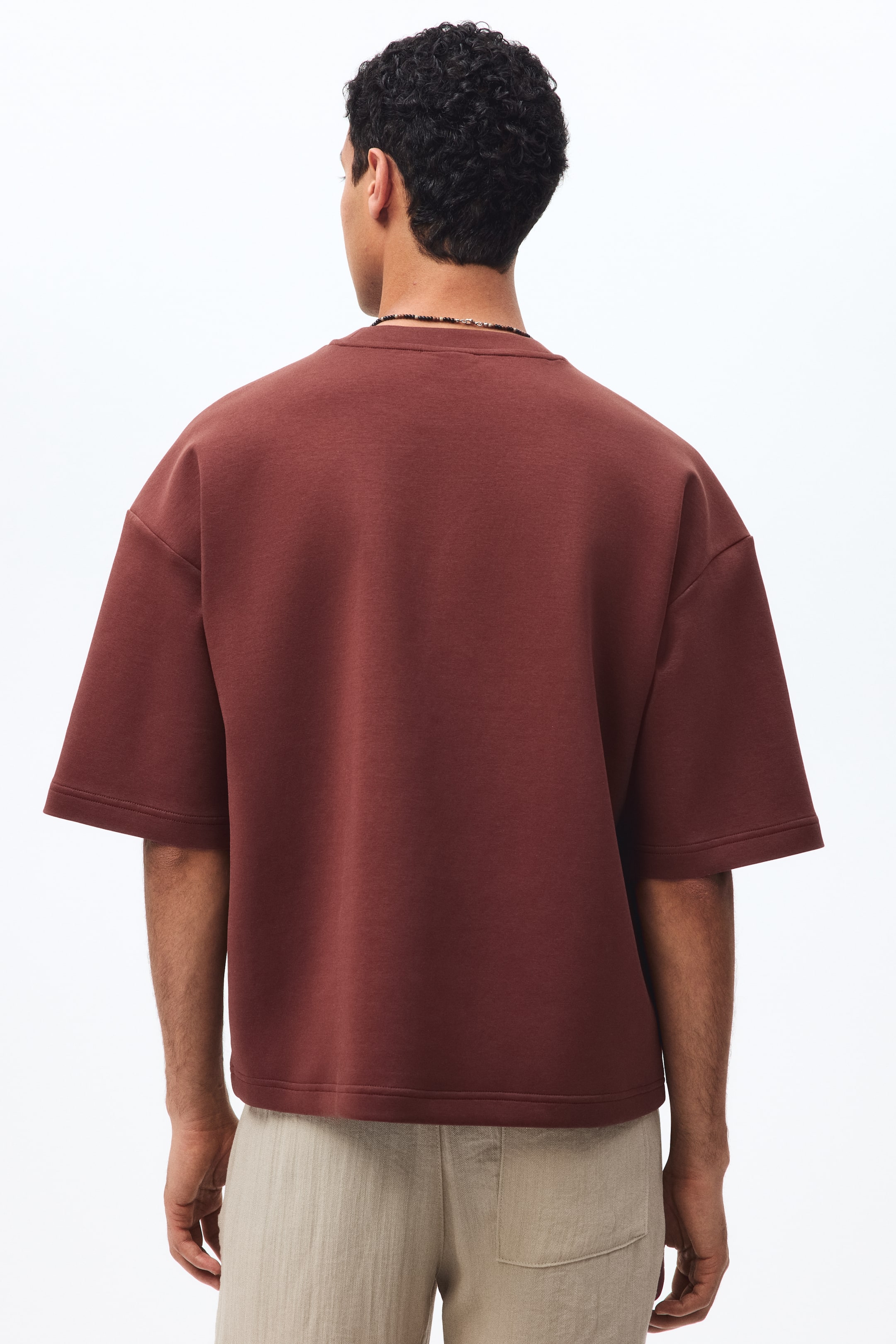 T-shirt ample en scuba