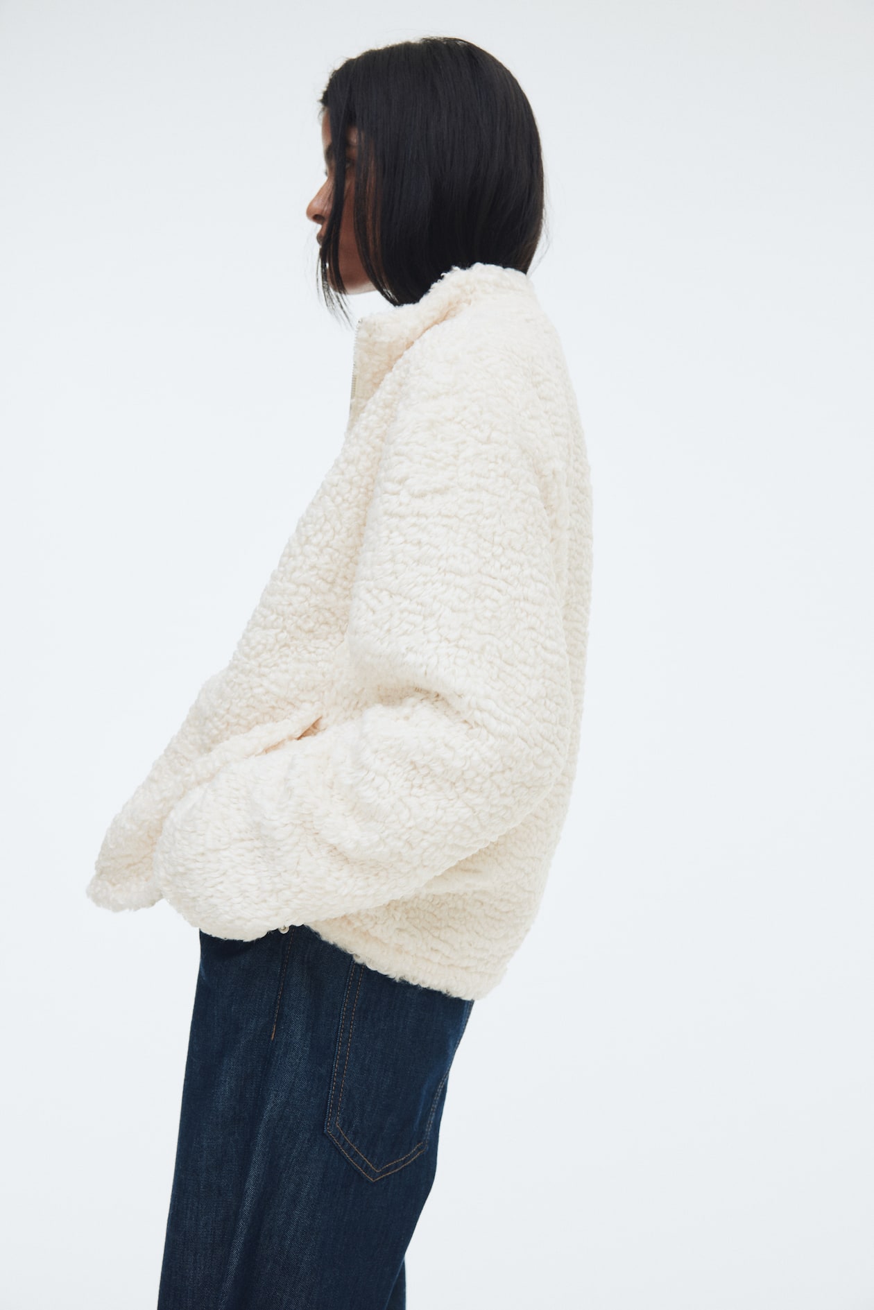 Oversized Teddy Fleece Jacket - image 3