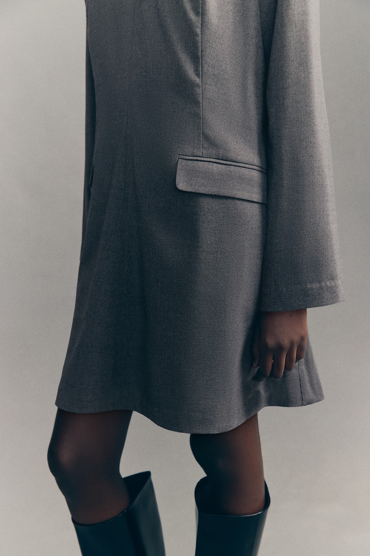 Shoulder-Pad Dress - image 4