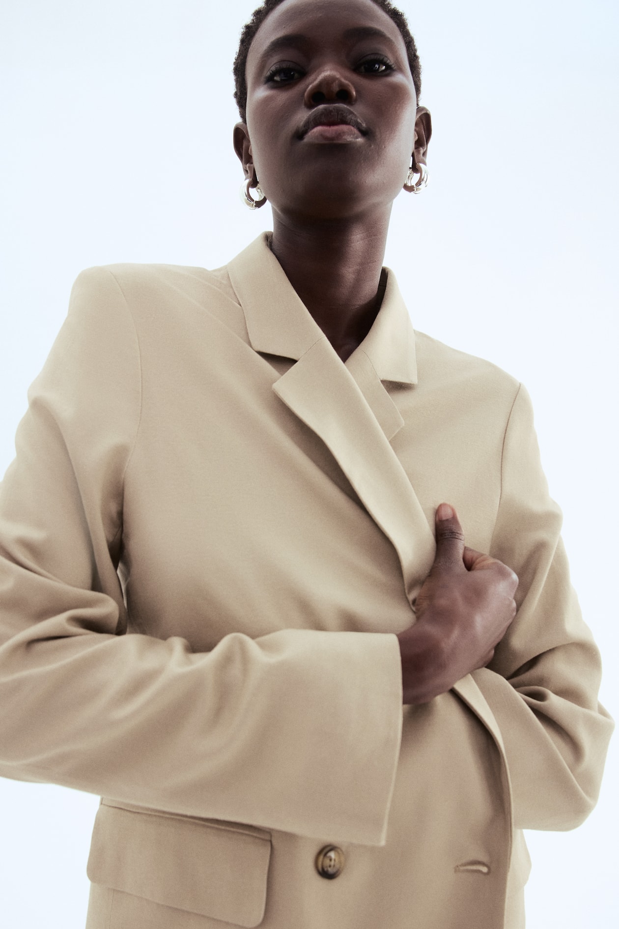 Linen-Blend Blazer - image 2