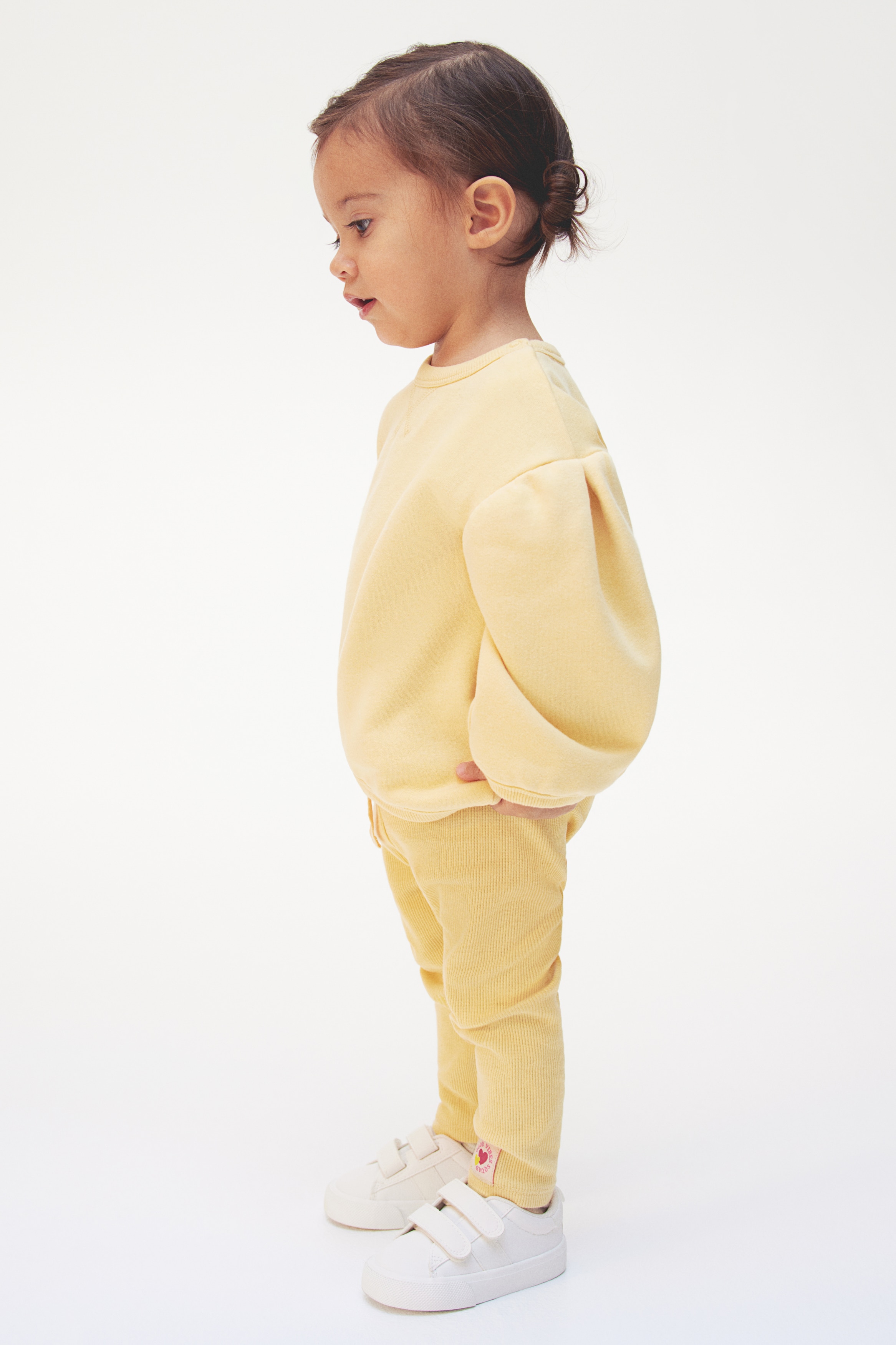 2-piece Sweatshirt and Leggings Set - Light gray - Kids | H&M US