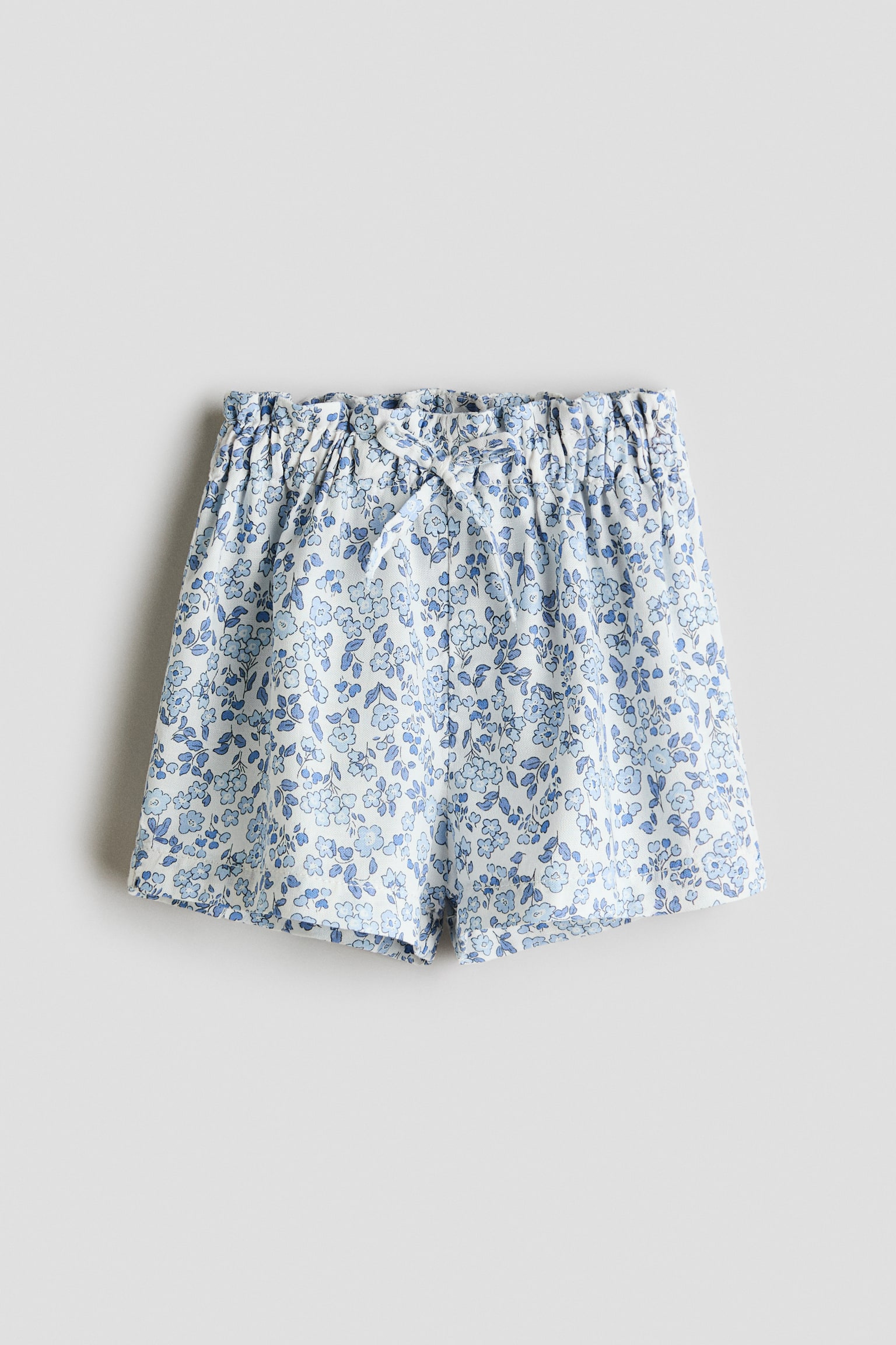 Paper-Bag Shorts - Blue/floral/Denim blue/Pink/fruit/White/floral