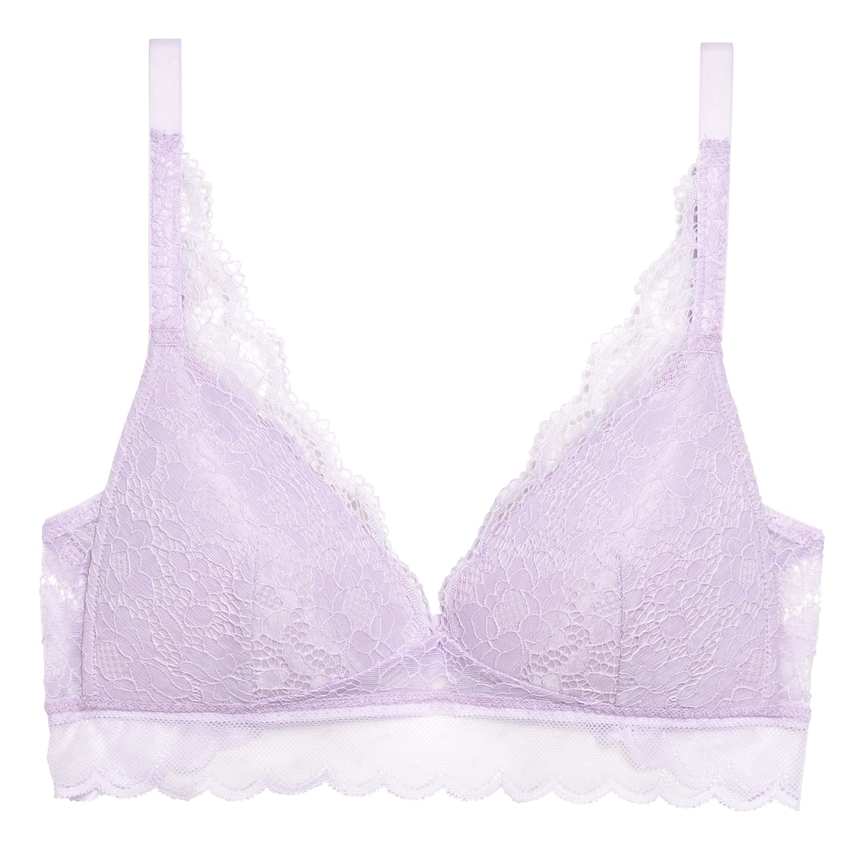 Lace Soft-cup Bra - Light purple - Ladies | H&M US