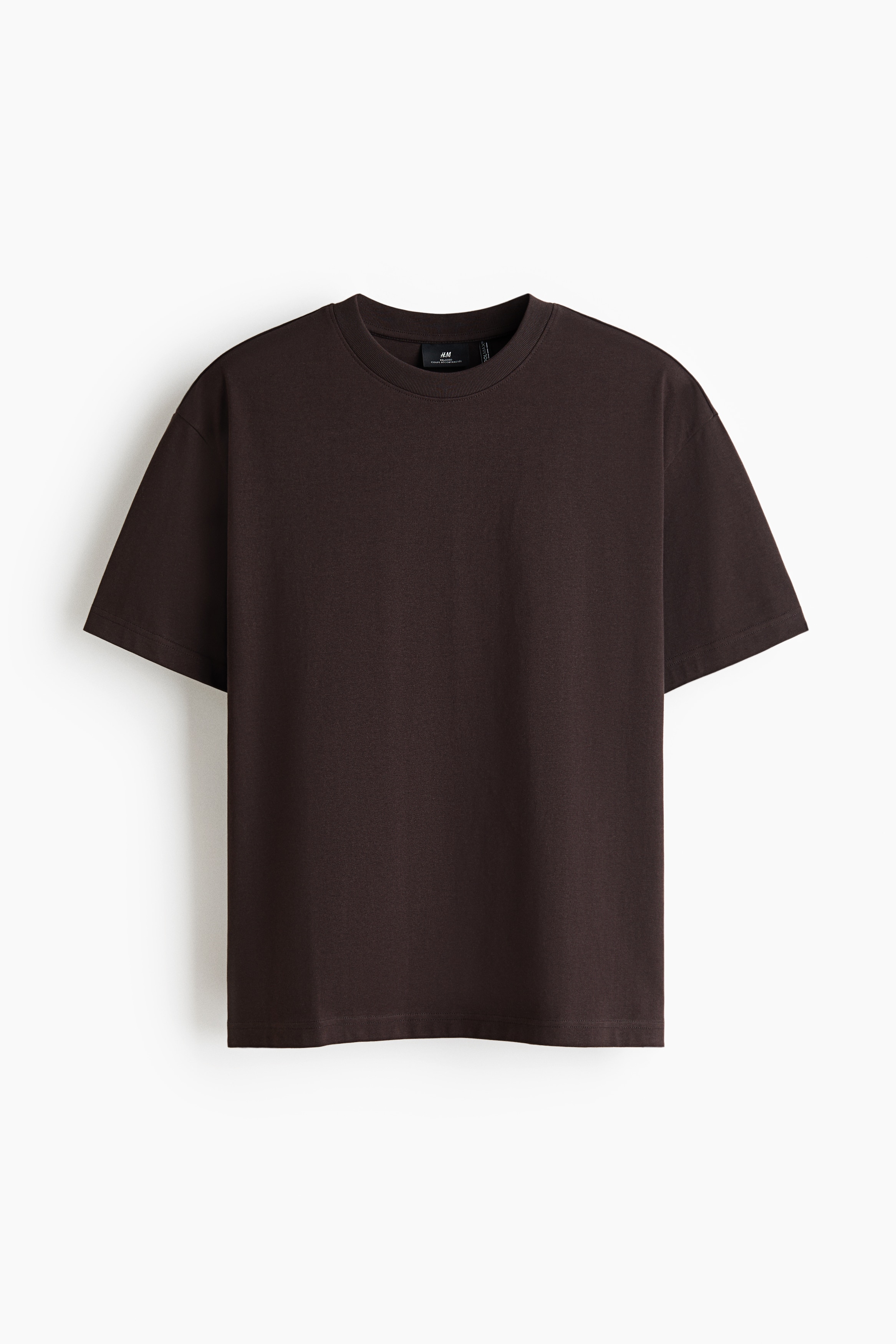 COOLMAX® Relaxed-Fit T-Shirt - Dark brown/Black/White/Teal/Dark gray/Light gray melange/Light purple