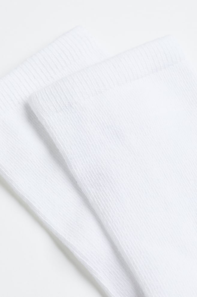 10-pack socks - White/Black/White/Beige - 4