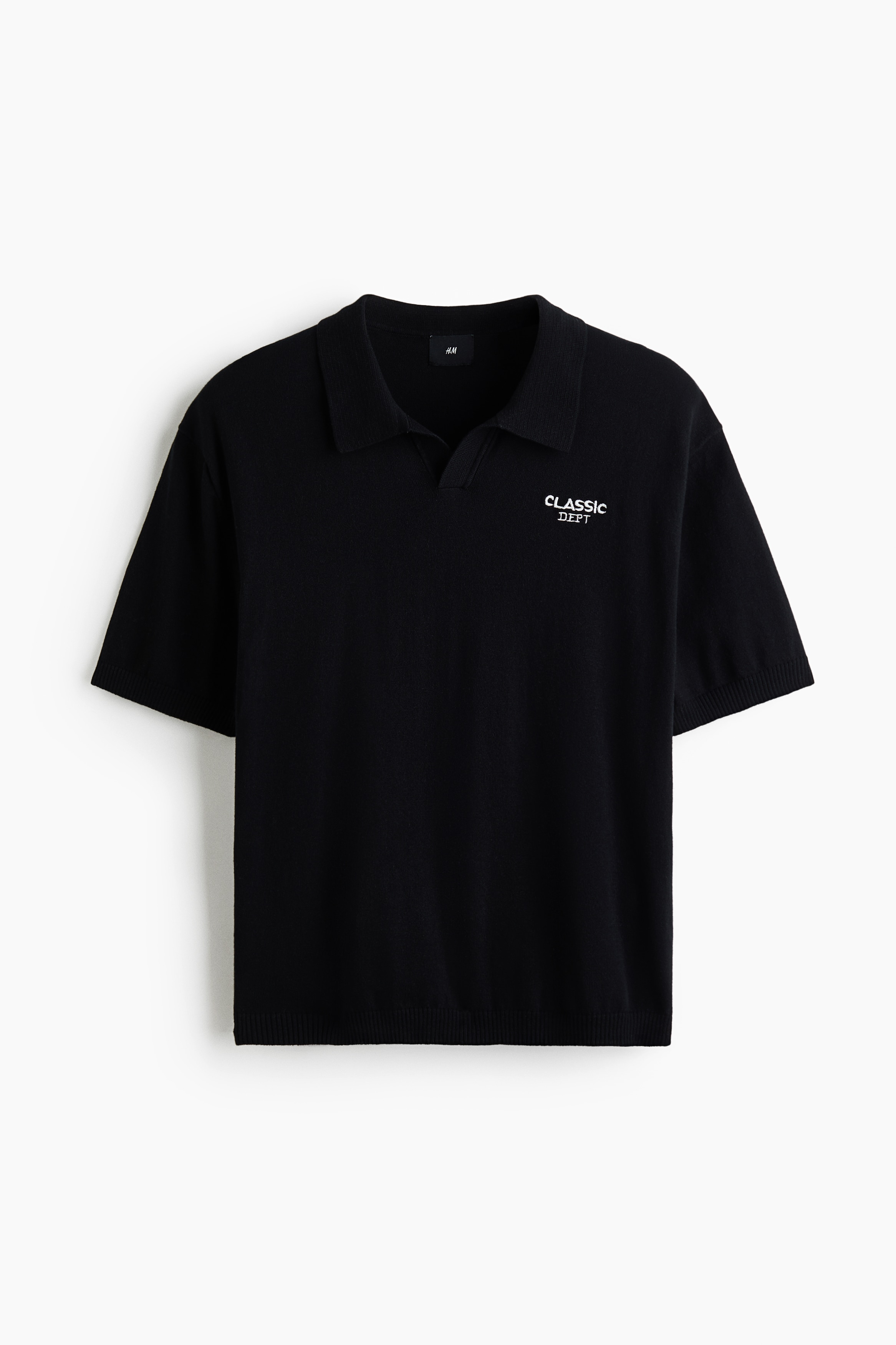 Loose Fit Knitted polo shirt