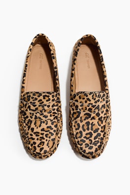 Loafers i läder