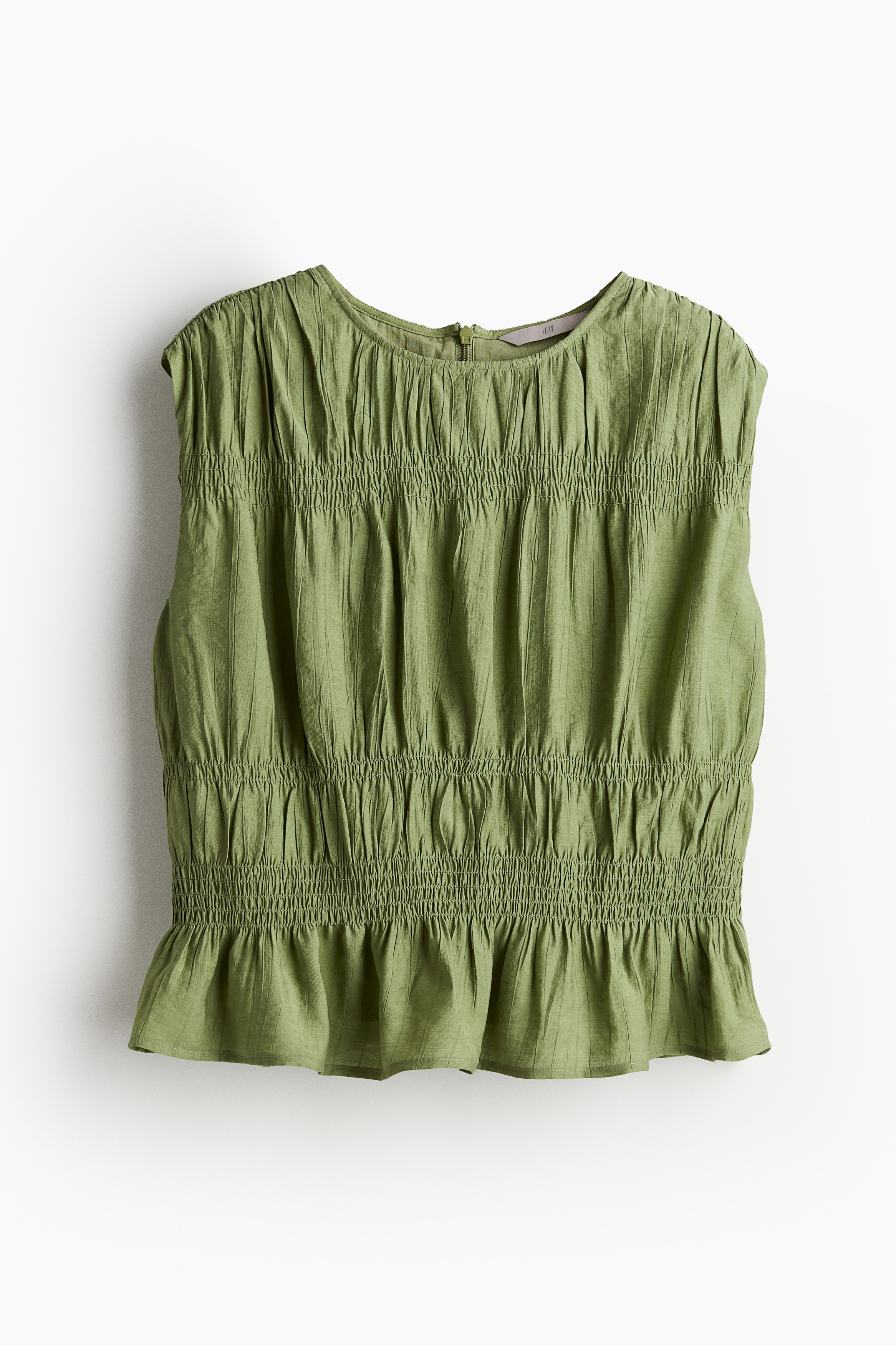 green smock top