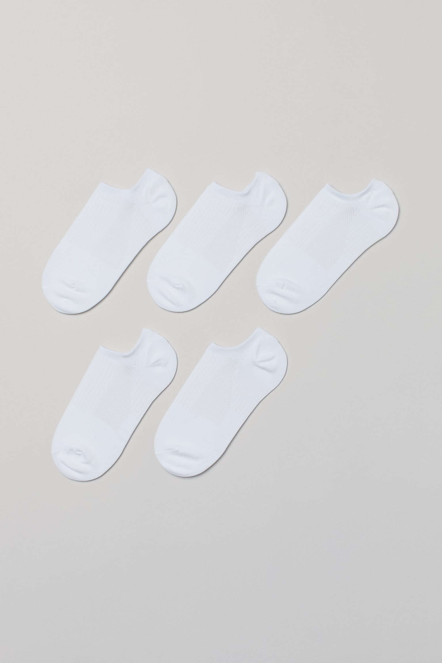 5-pack Sports Socks - White/Black - 1