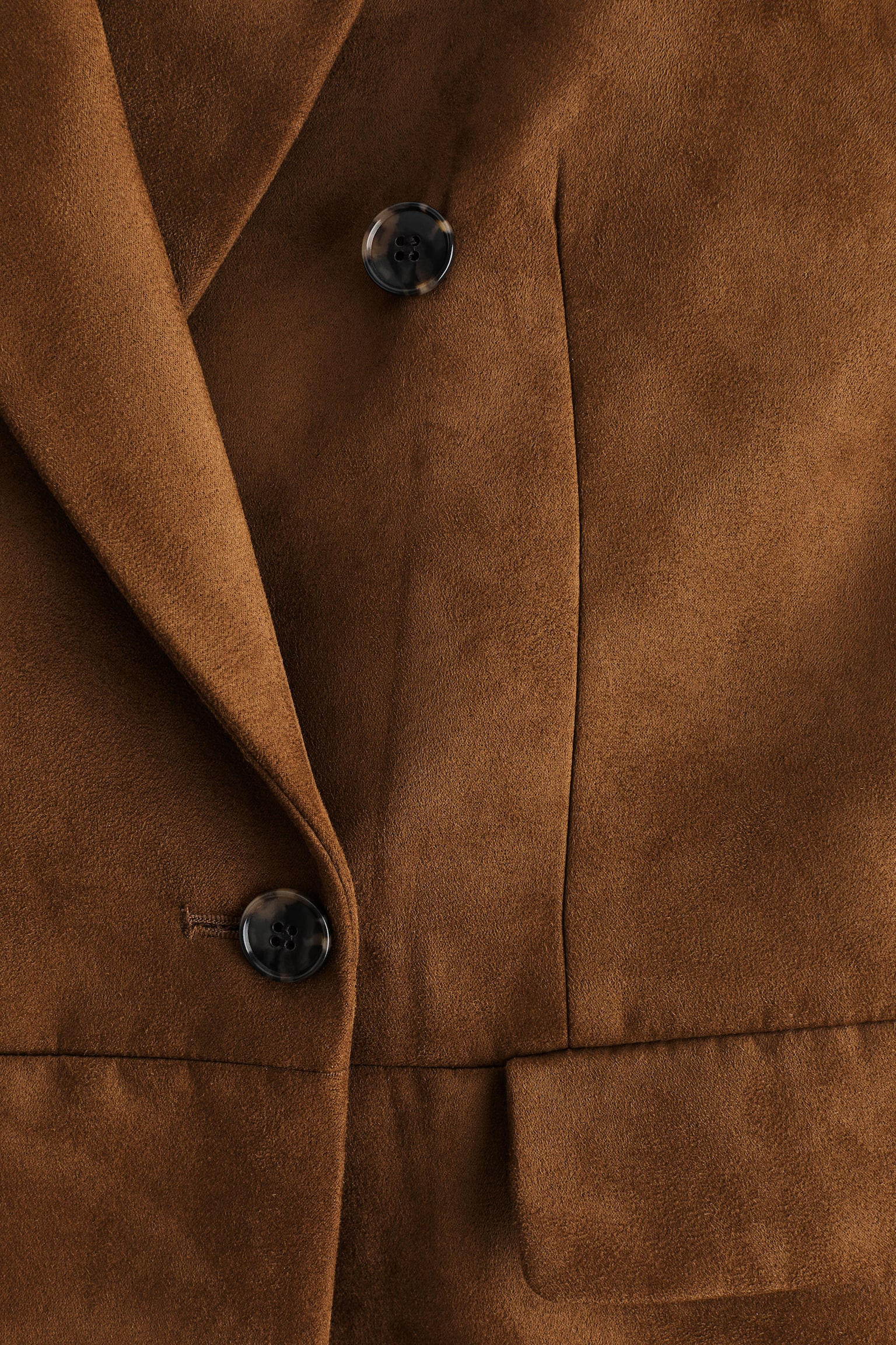 Double-breasted blazer - Brown - 3