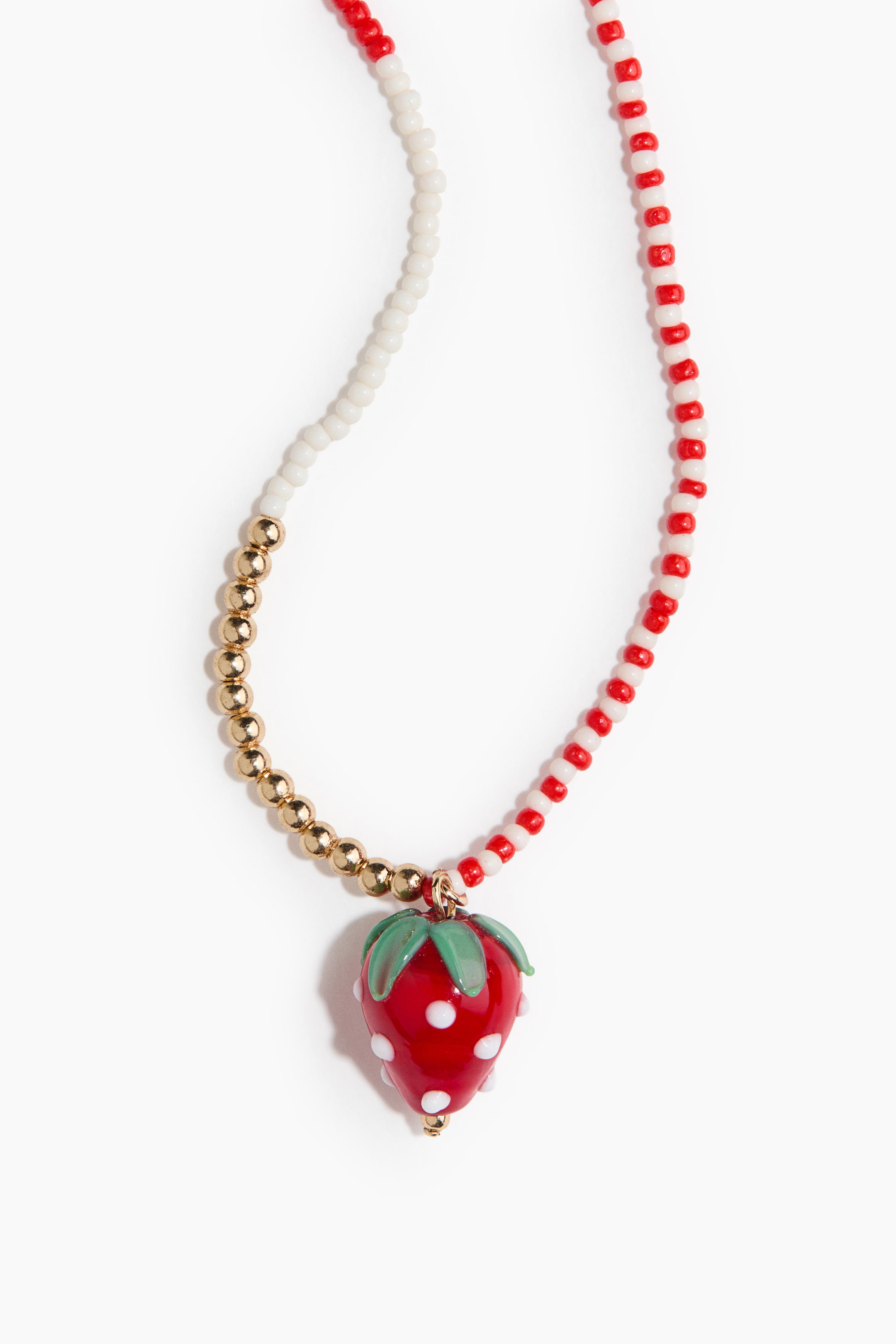 Beaded Necklace with Pendant