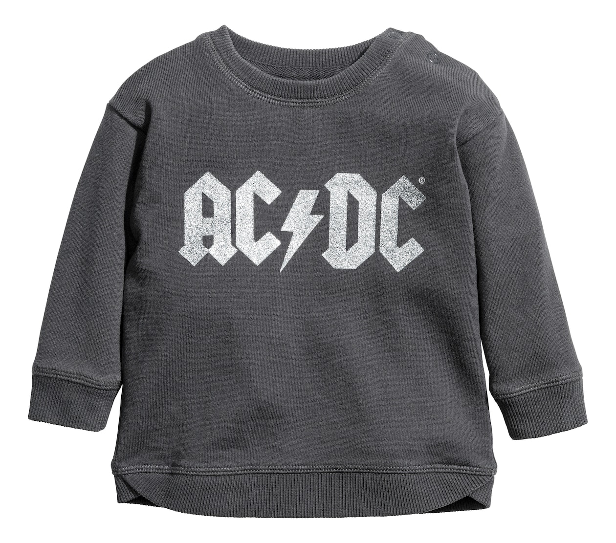 Sweatshirt with Printed Design - Dark gray/AC/DC - Kids | H&M US