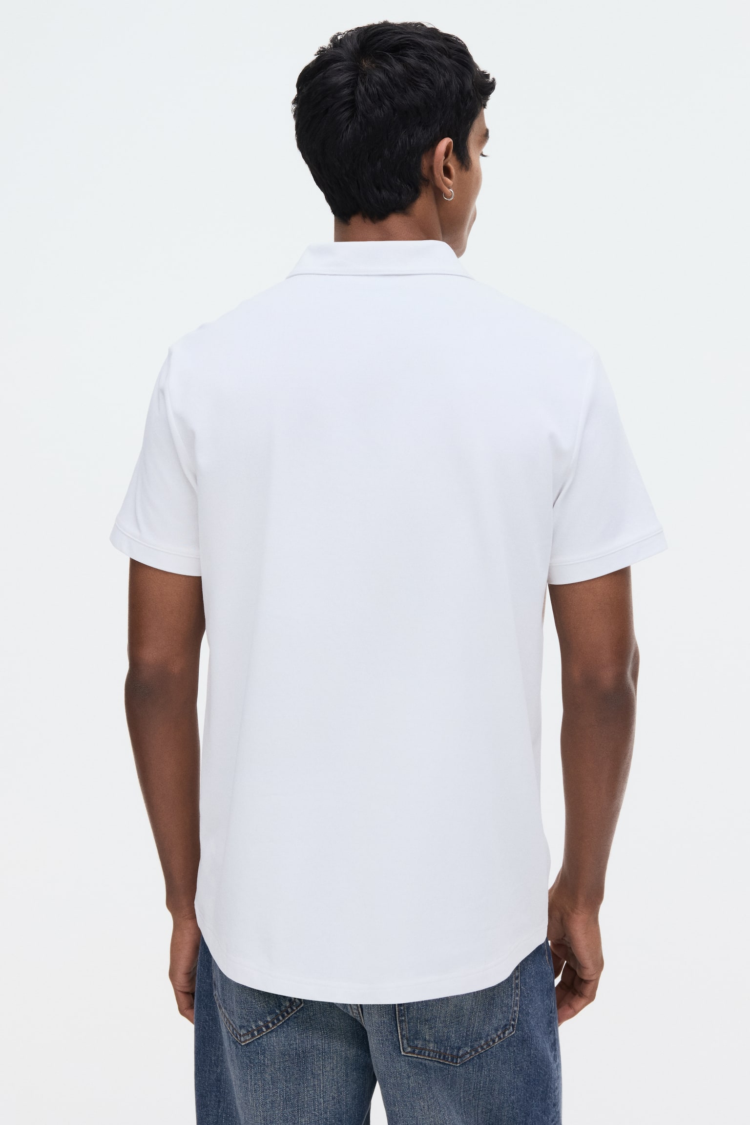 COOLMAX® Slim Fit Polo shirt - White/Grey/Black/Teal - 7