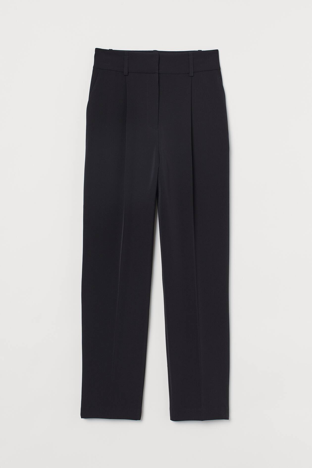 High-waist Pants - High waist - Dark blue - Ladies | H&M US