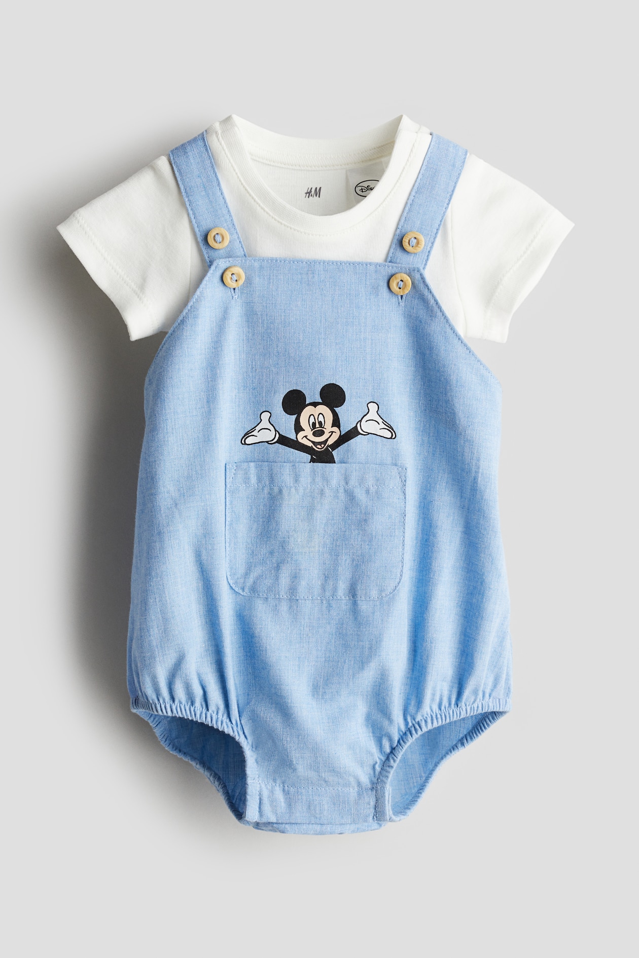 Set pezzi in cotone Azzurro/Topolino BAMBINO H&M IT