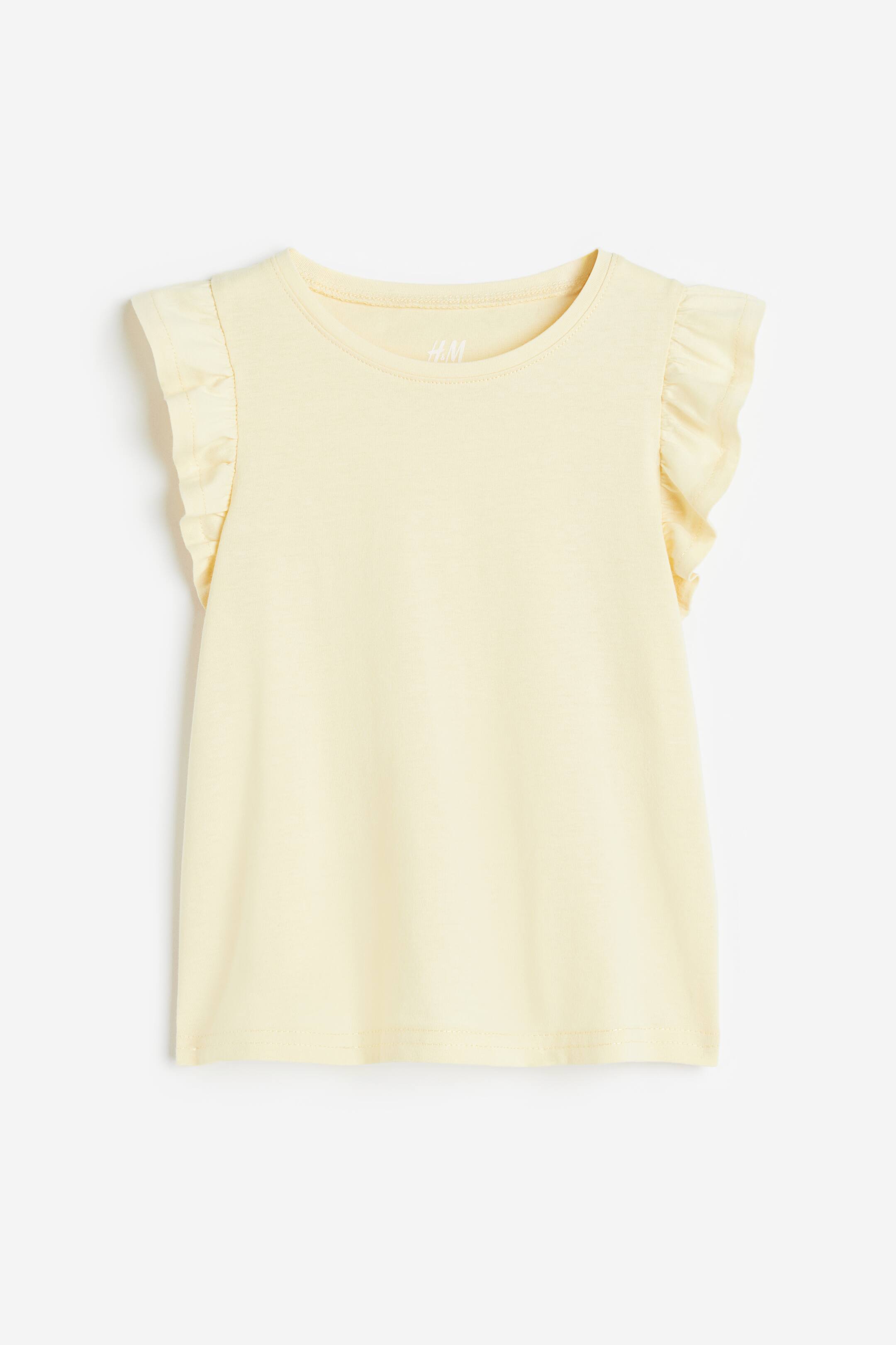 View larger image: Jersey top - Light yellow - Kids | H&M MY 1