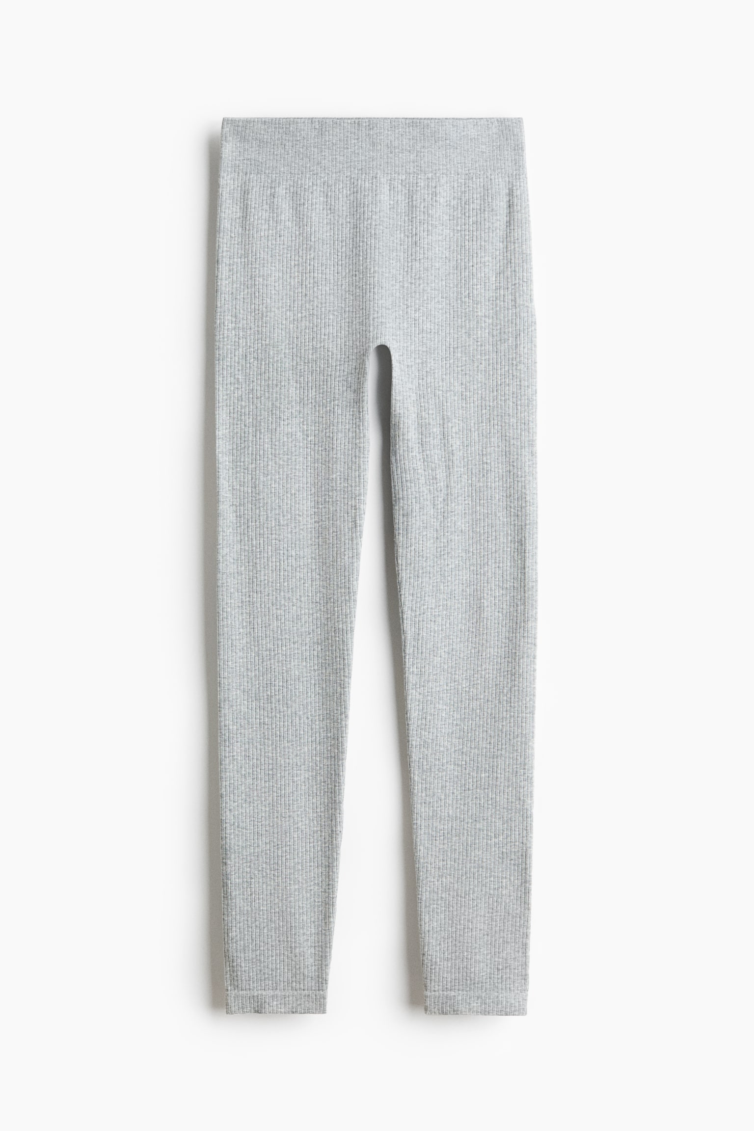 Legging Seamless - Világosszürke melír/Fekete
