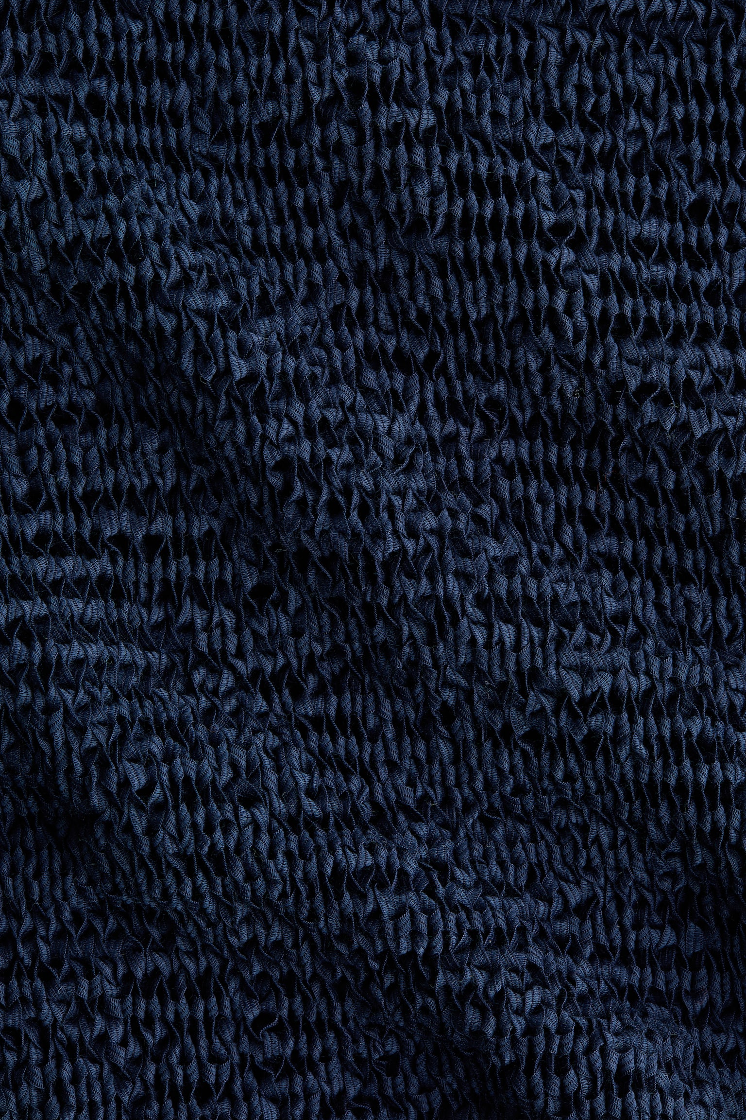 Short-sleeved jumper - Navy blue/White - 2