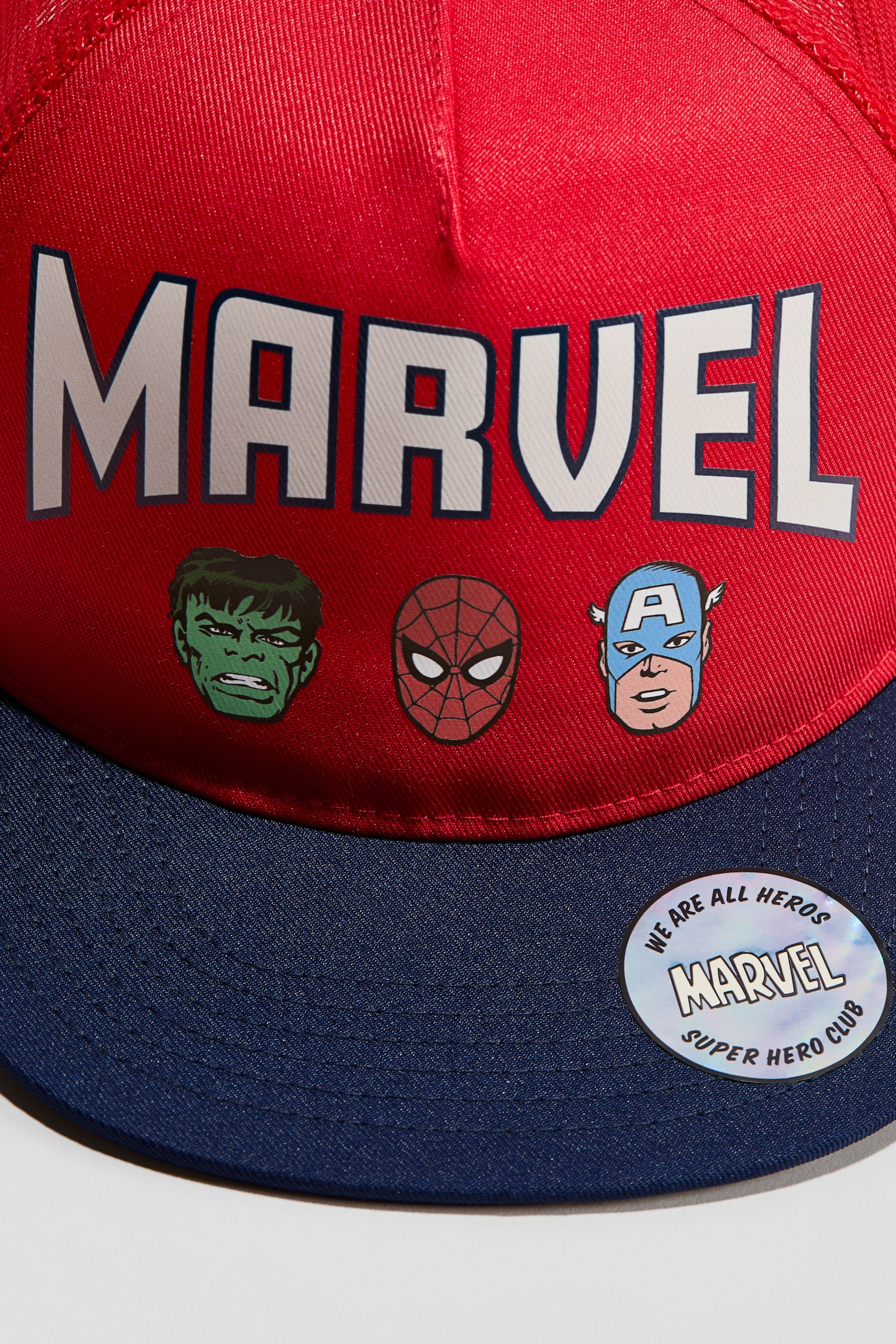 Motif-detail trucker cap - Red/Marvel Comics/Black/Minecraft/Yellow/Pokémon - 2