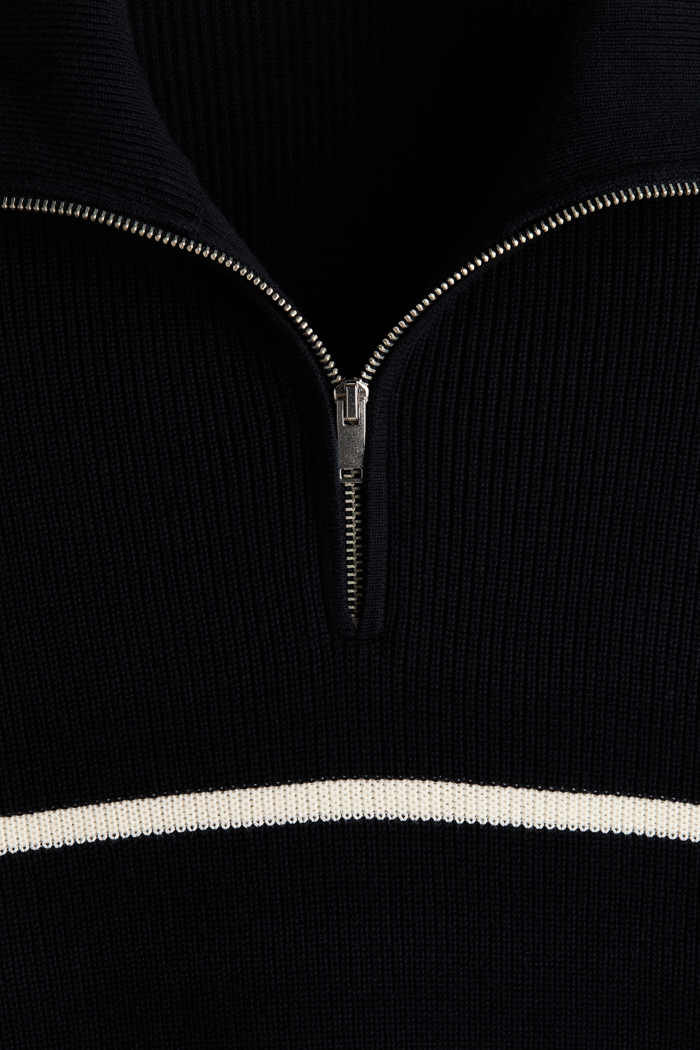 Regular Fit Zip-top jumper