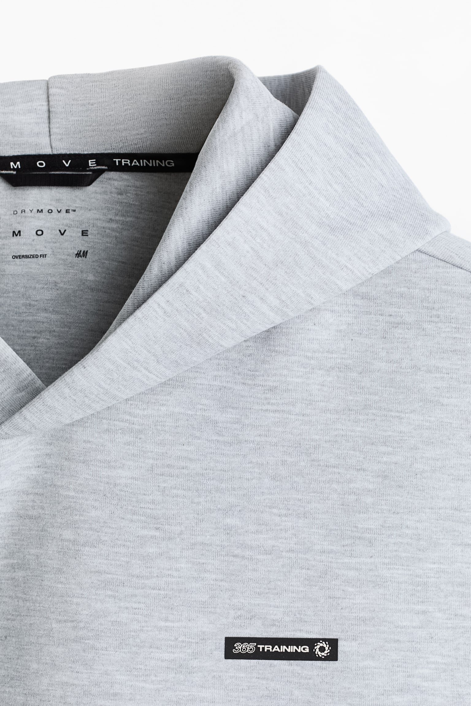 Sleeveless Sports hoodie with DryMove™ - Grey marl/Burgundy/365 Training Team/Dark grey/Running - 5