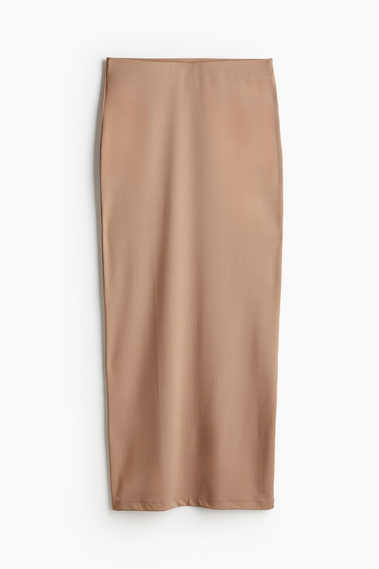 Microfibre maxi skirt - Dark beige/Dark grey/Black - 2