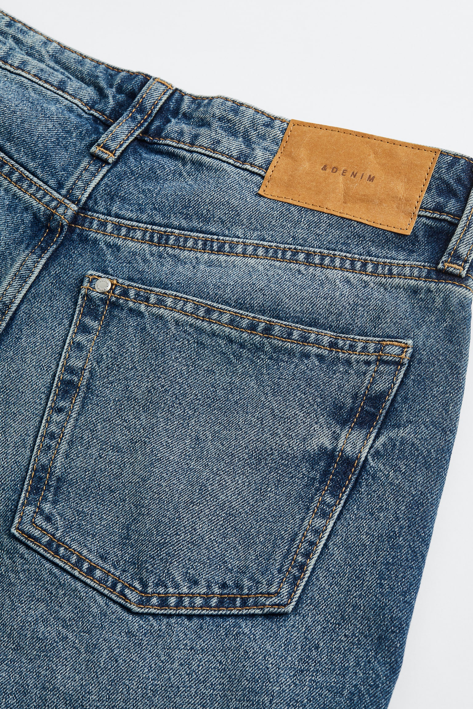 90s Boyfriend Fit High Jeans - Denim blue - 2