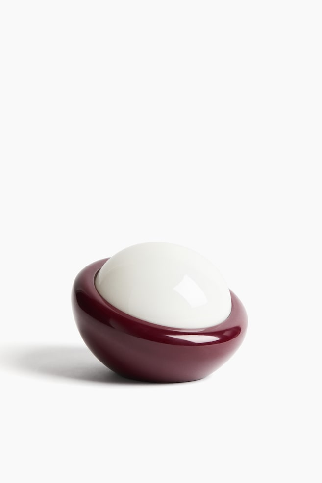 Candeeiro de mesa recarregável - Vermelho escuro/Prateado/Branco - 1