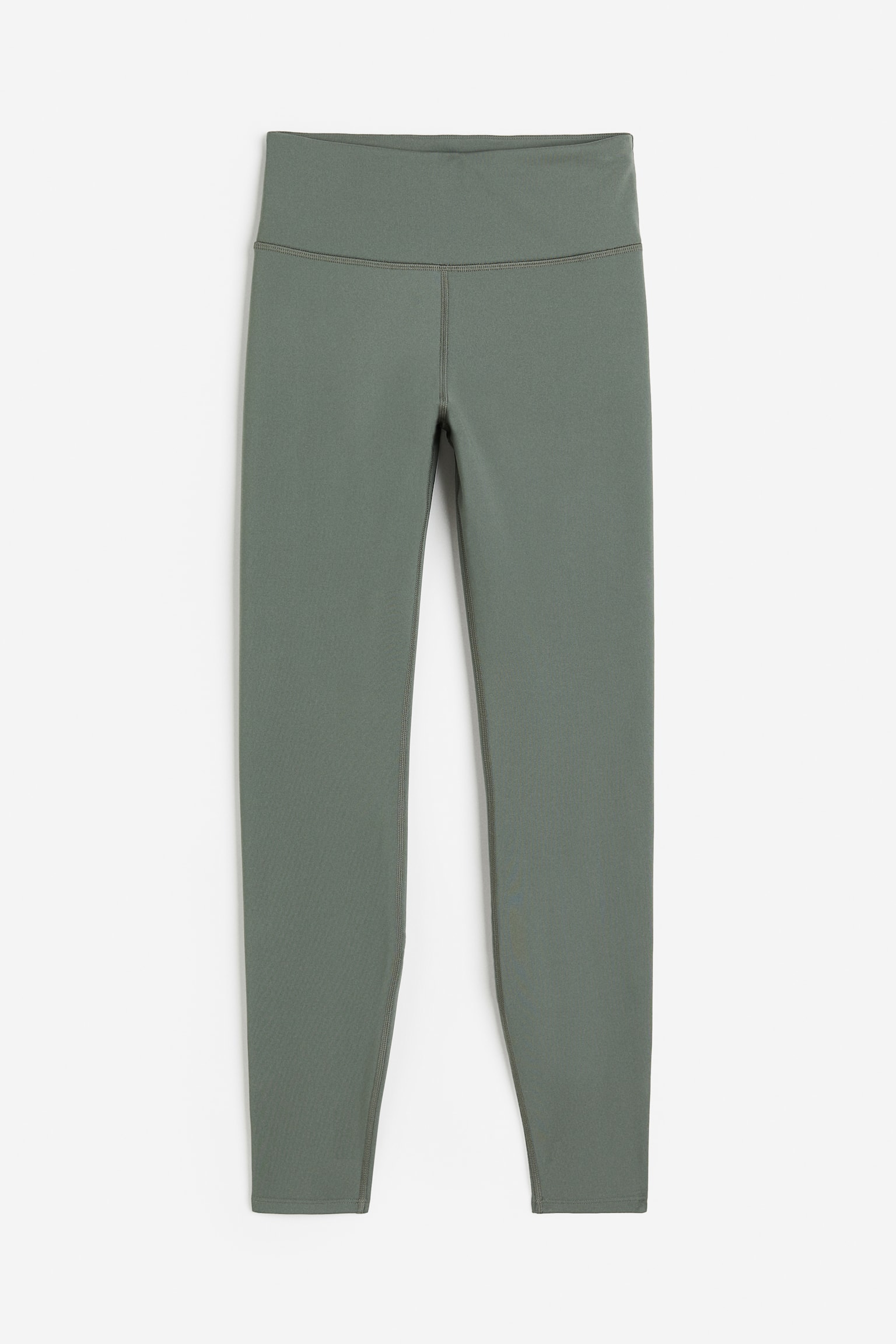 Warm Running Leggings In DryMove™ - Sage green/Black - 1