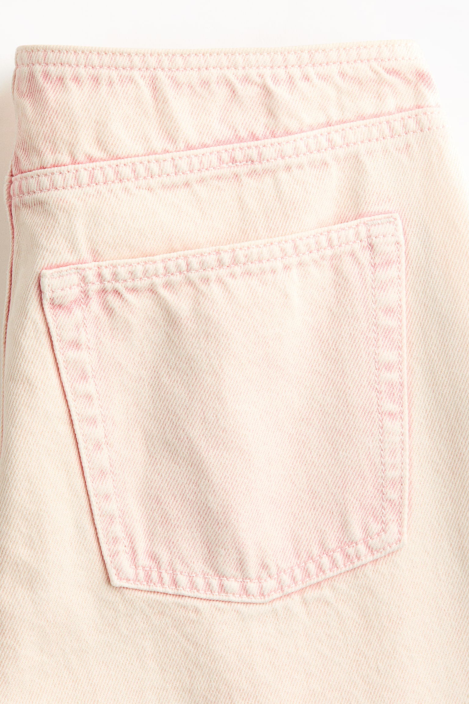 Baggy Low Jeans - Rosa pálido/Azul denim - 7