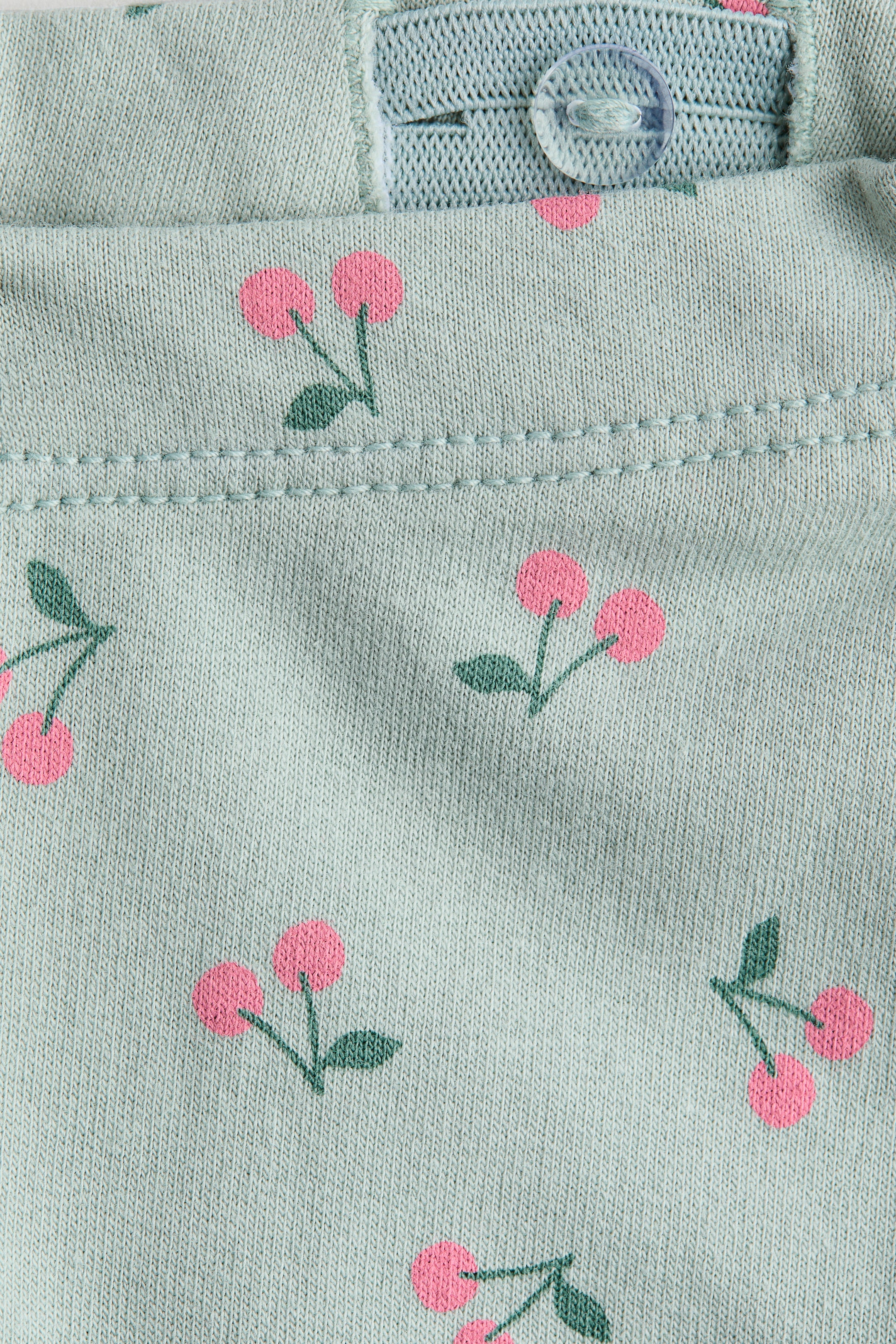 Büyük resmi görüntüle: İçi Tüylü Tayt - Light green/Cherries - ÇOCUK | H&M TR 2