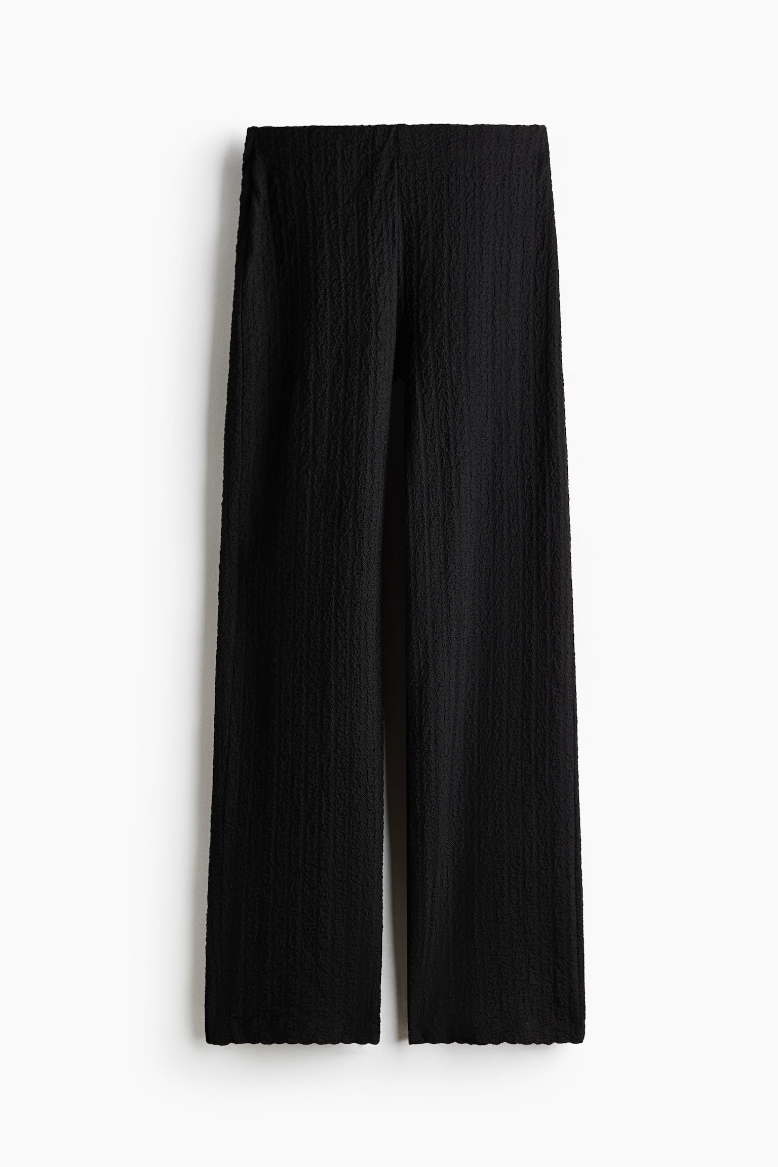 Hose aus Strukturjersey - Schwarz