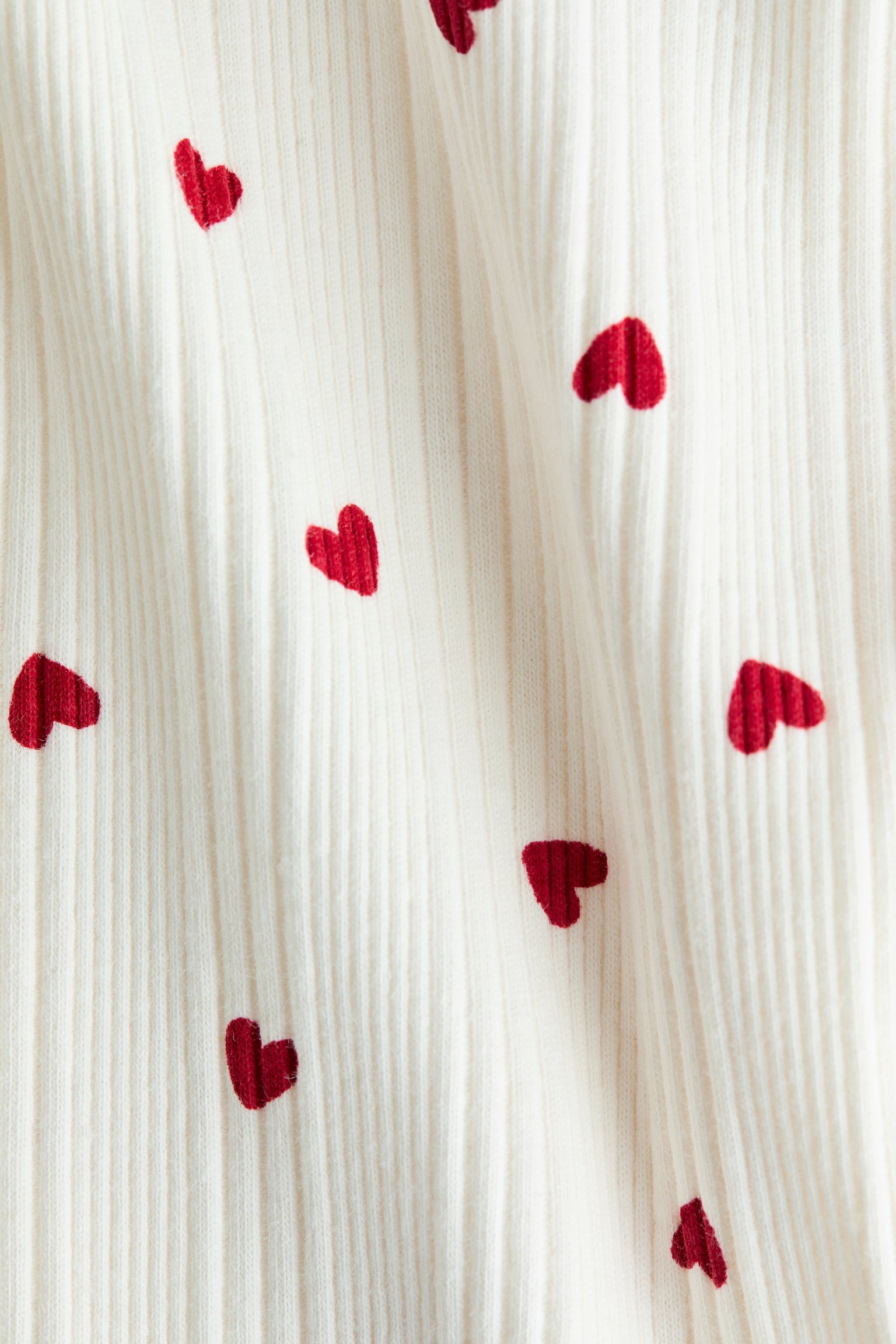 Ribbed cotton leggings - White/Hearts/Light pink/Horses/Pink/Ladybirds/Peach/Pumpkins - 2