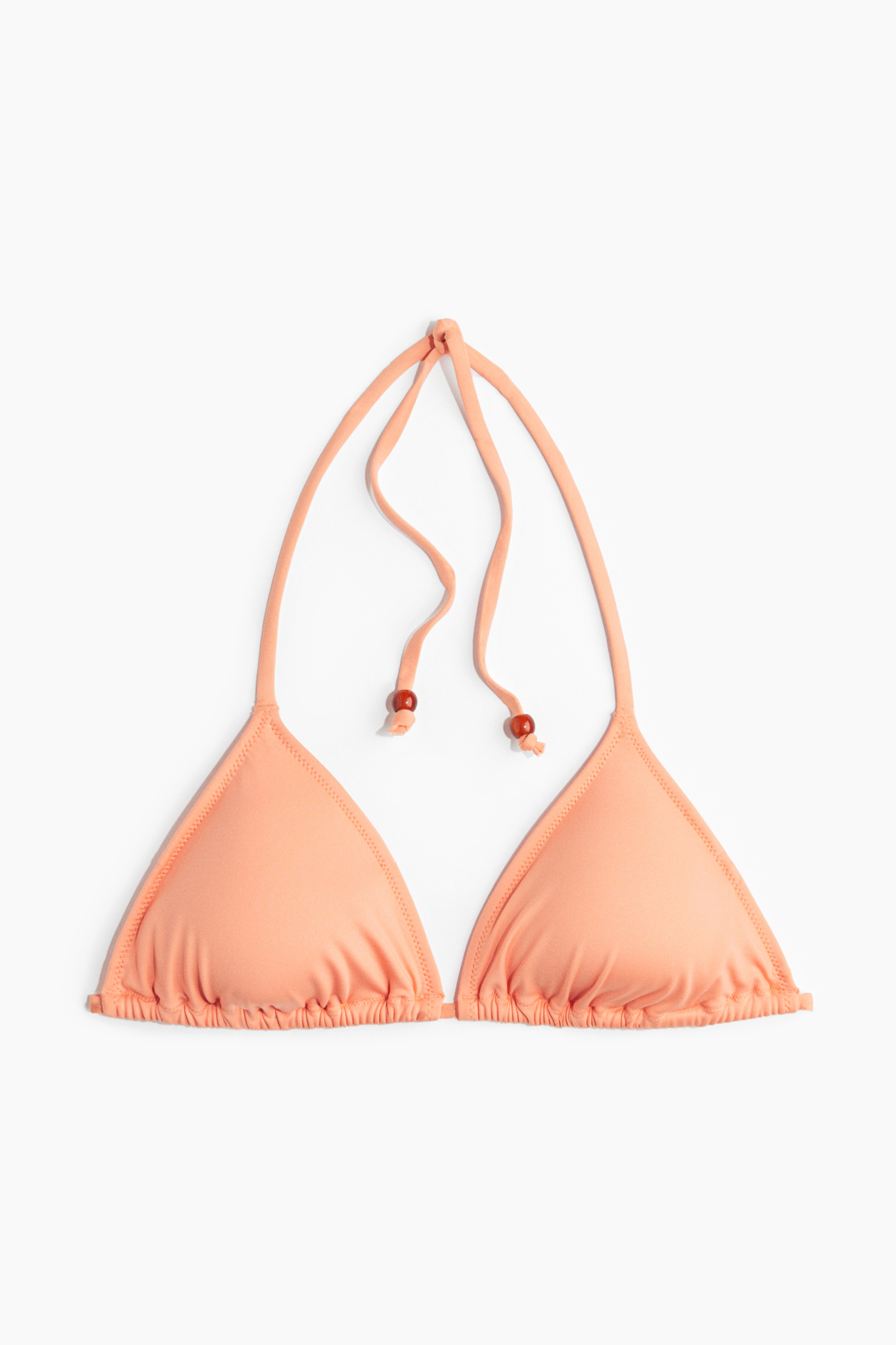 Padded Triangle Bikini Top - Apricot