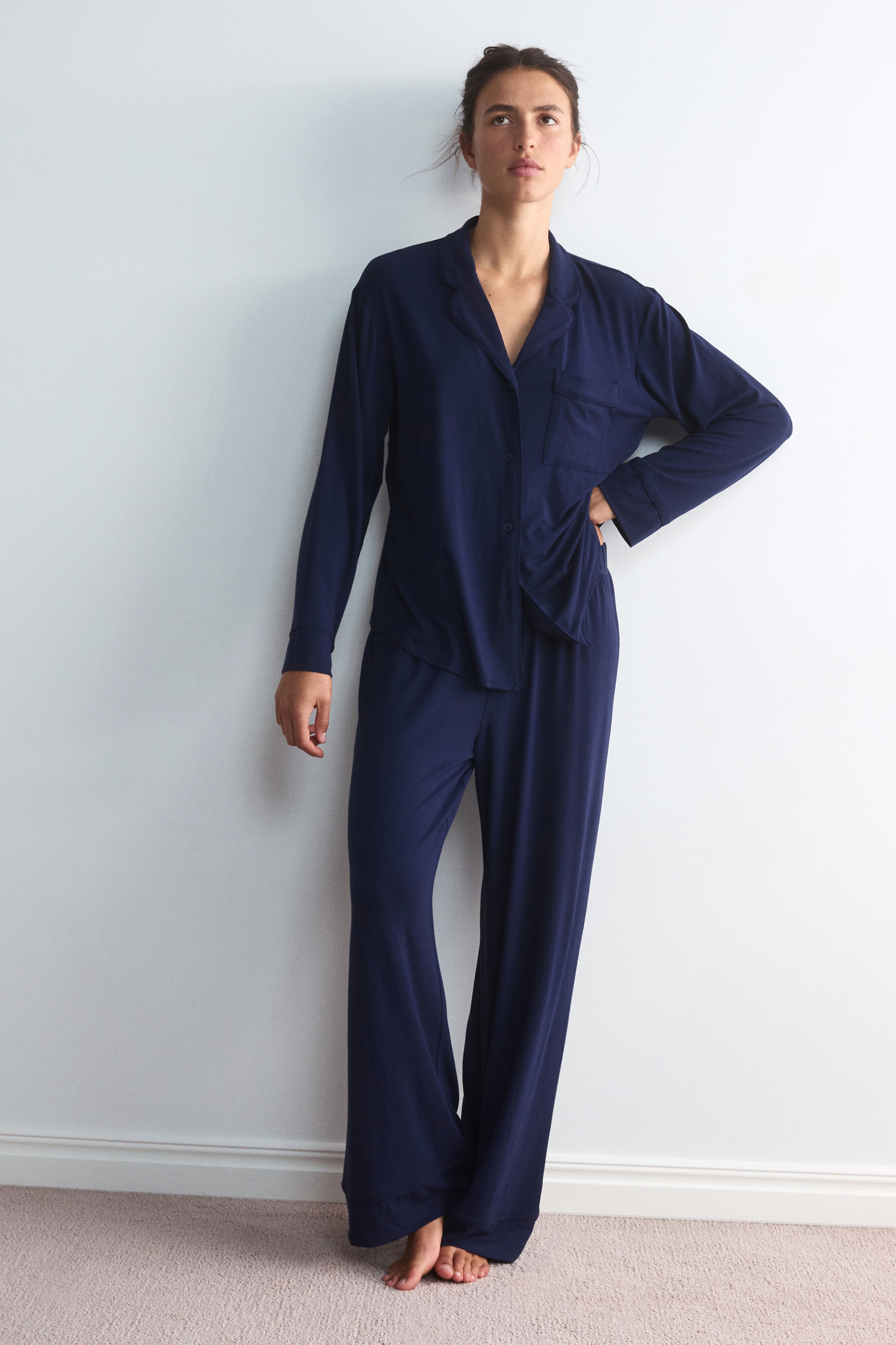 Pijama de mezcla de viscosaAuxiliar