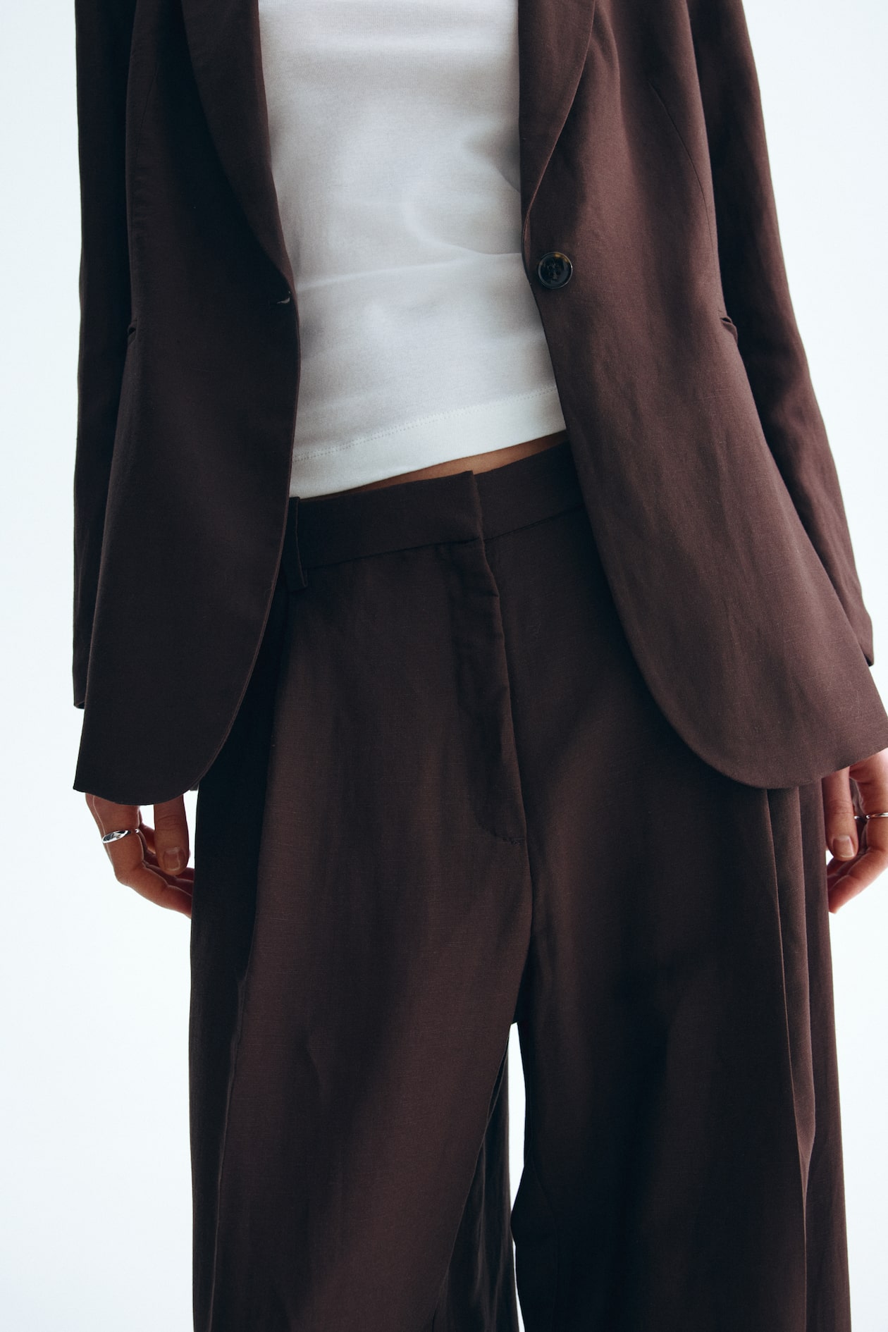 Linen-Blend Dress Pants - image 4