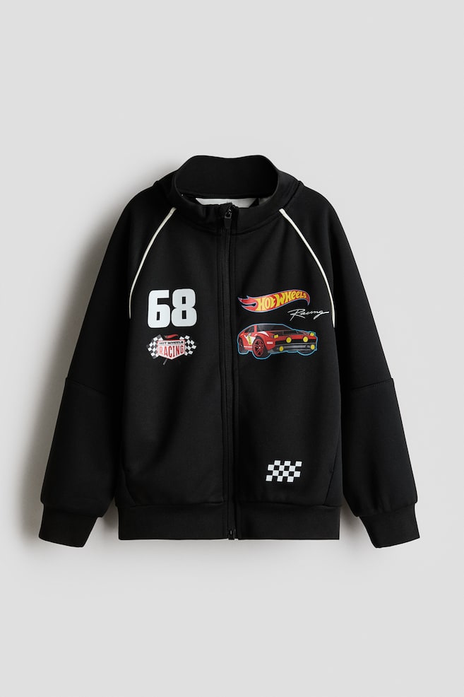 Printed track jacket - Black/Hot Wheels/Light pink/Hello Kitty - 1